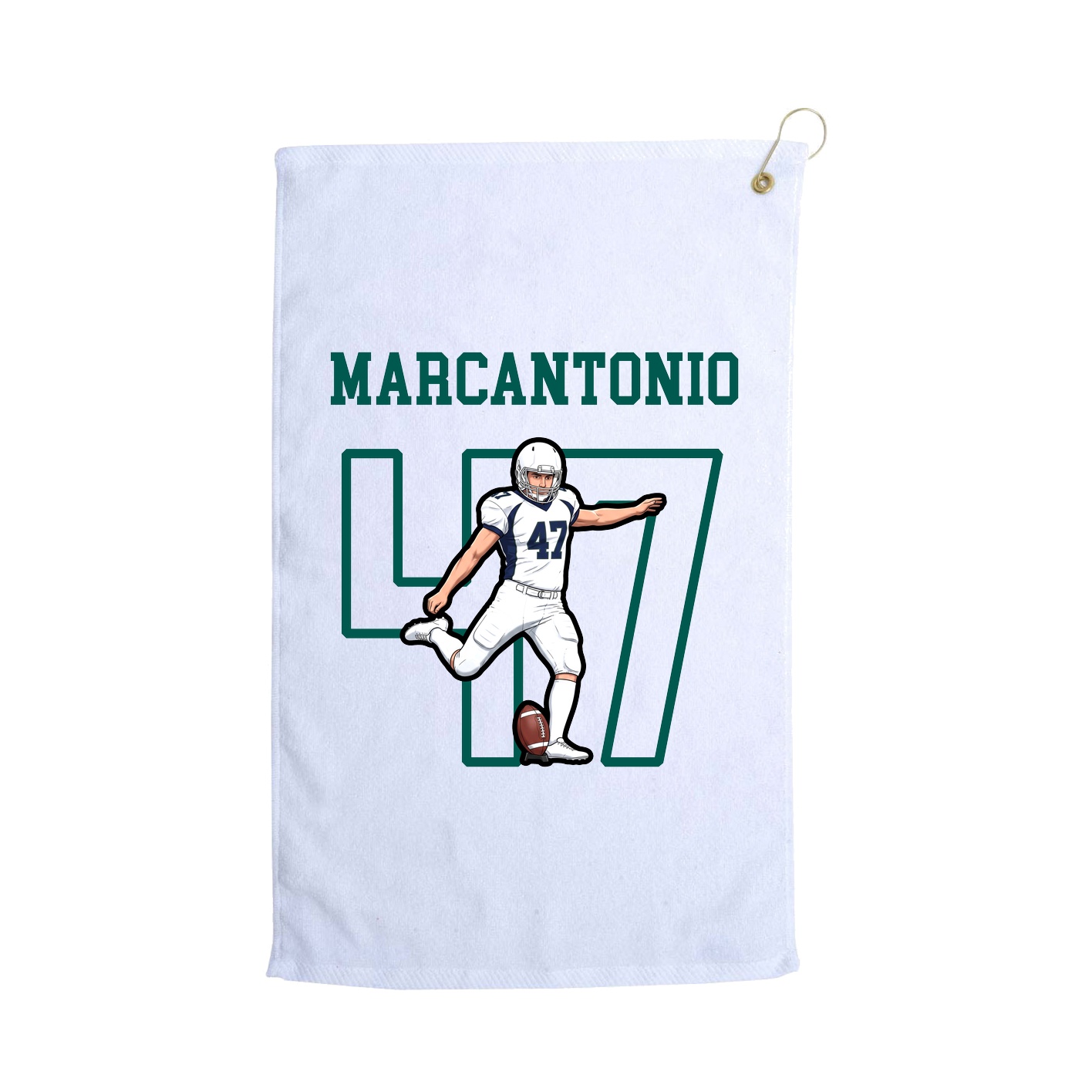 Golf Towel — Shirsey in White