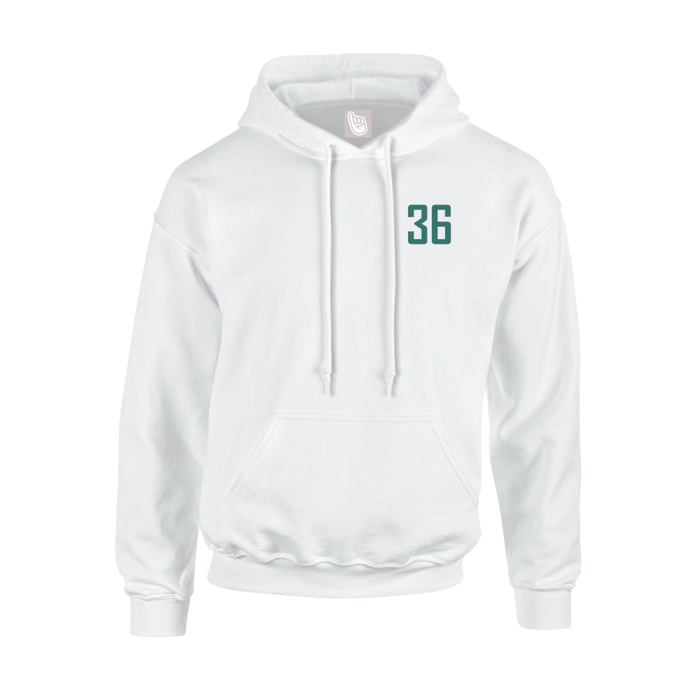 Hoodie — Front Shirsy in White