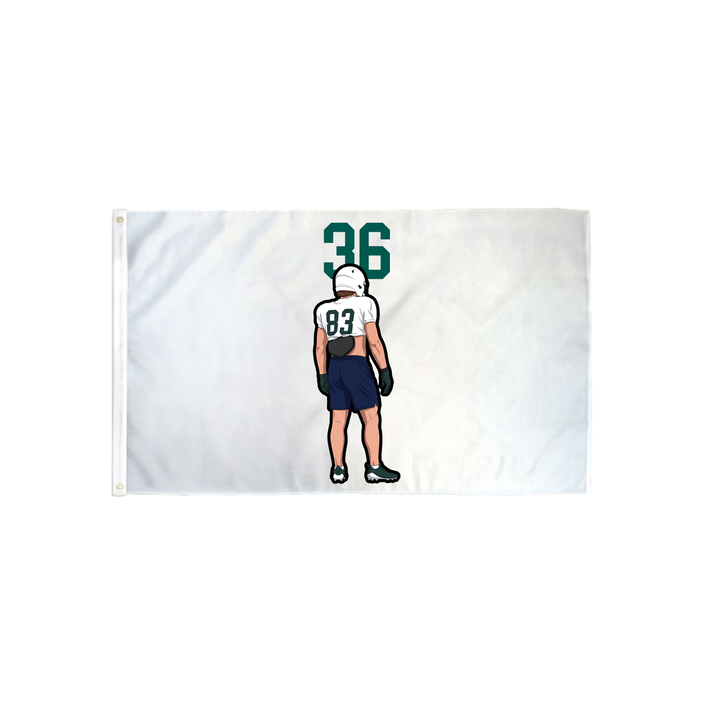 3x5 Flag — Number Top in Classic