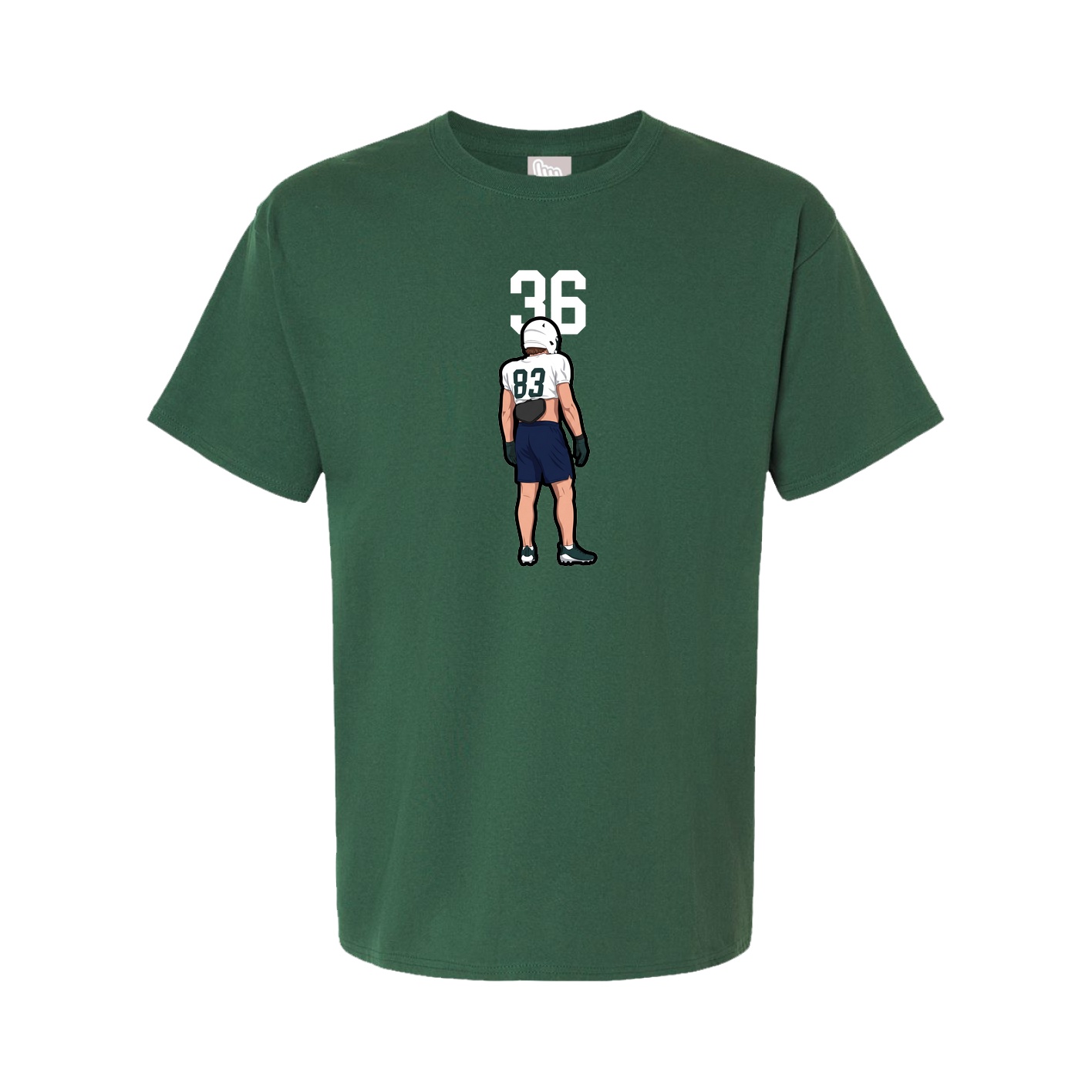 Tee — Number Top in Green