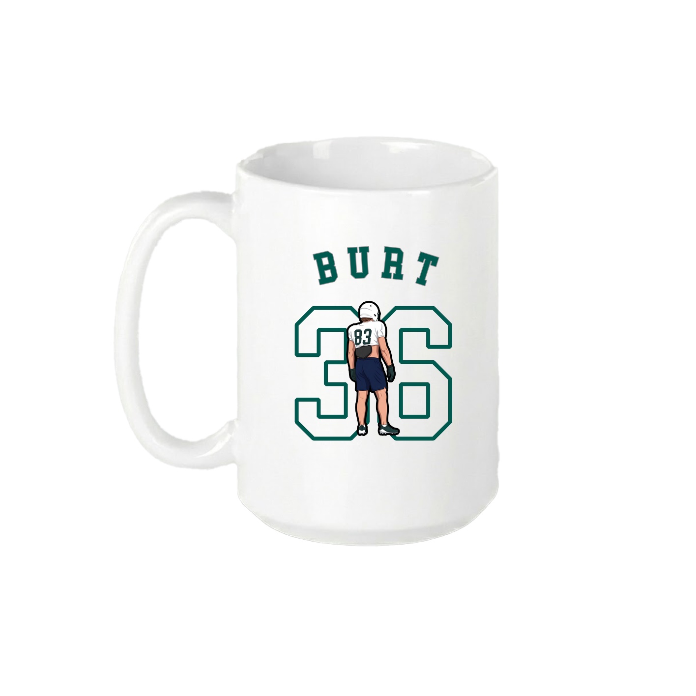 15oz Coffee Mug — Shirsey Arch in White