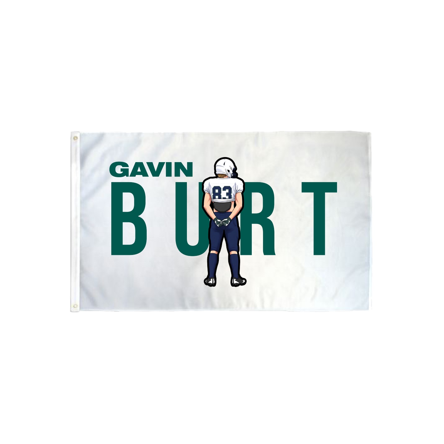3x5 Flag — Player Name in Classic