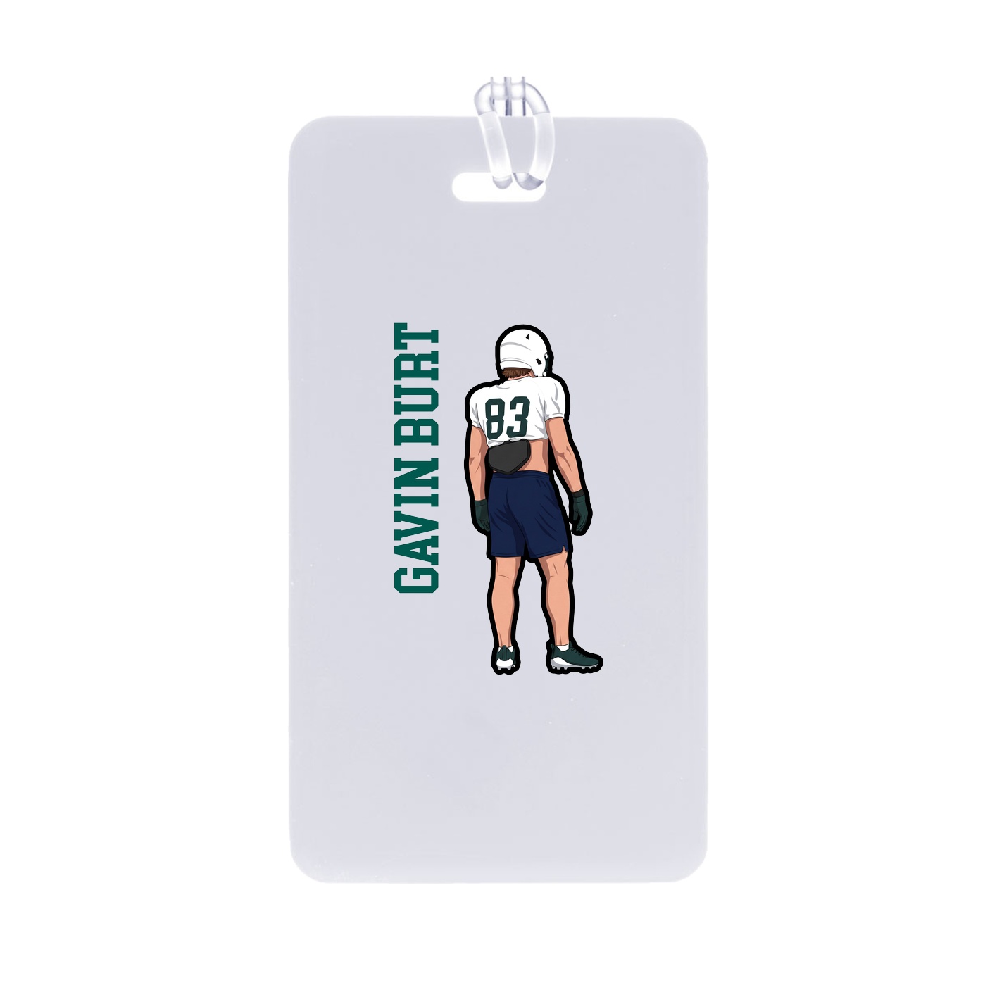 Bag Tag — Name Vertical in Classic