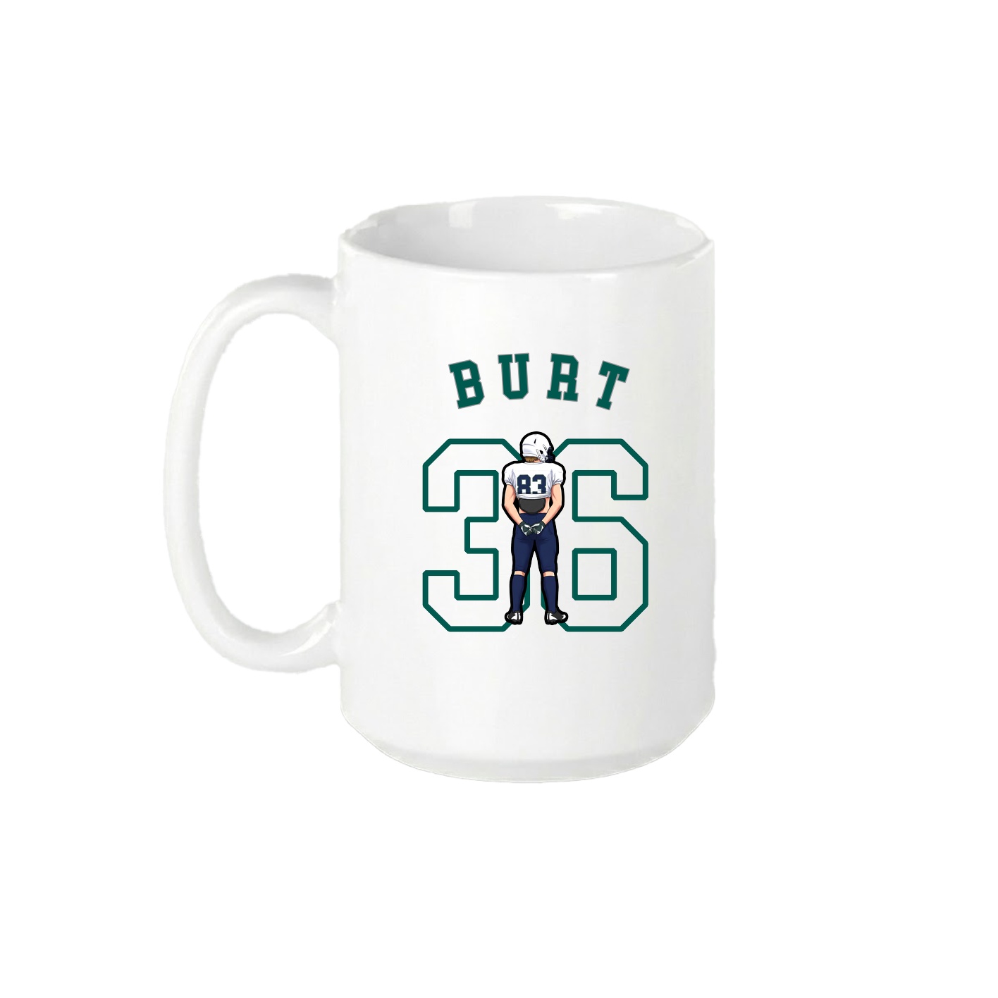 15oz Coffee Mug — Shirsey Arch in White