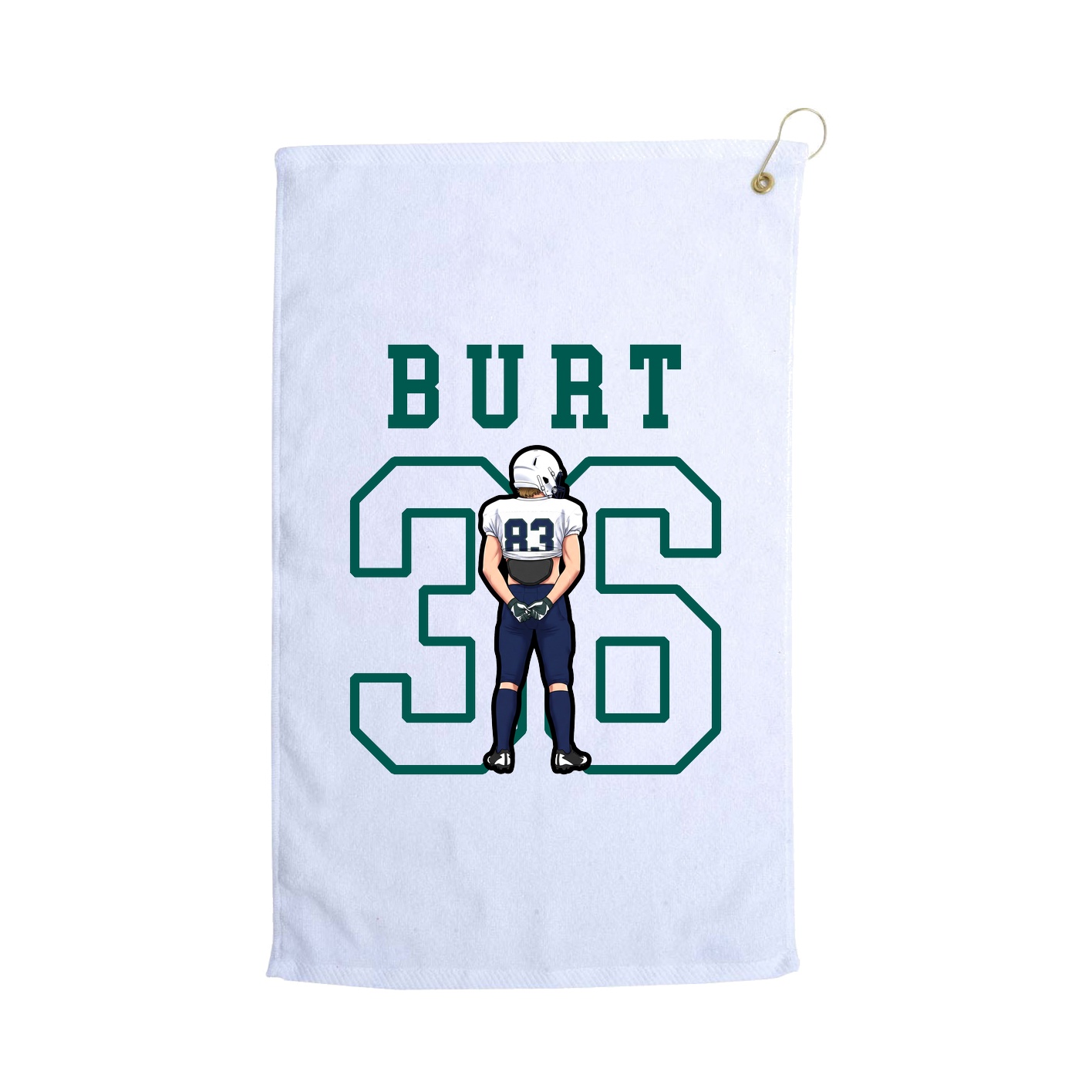 Golf Towel — Shirsey in White