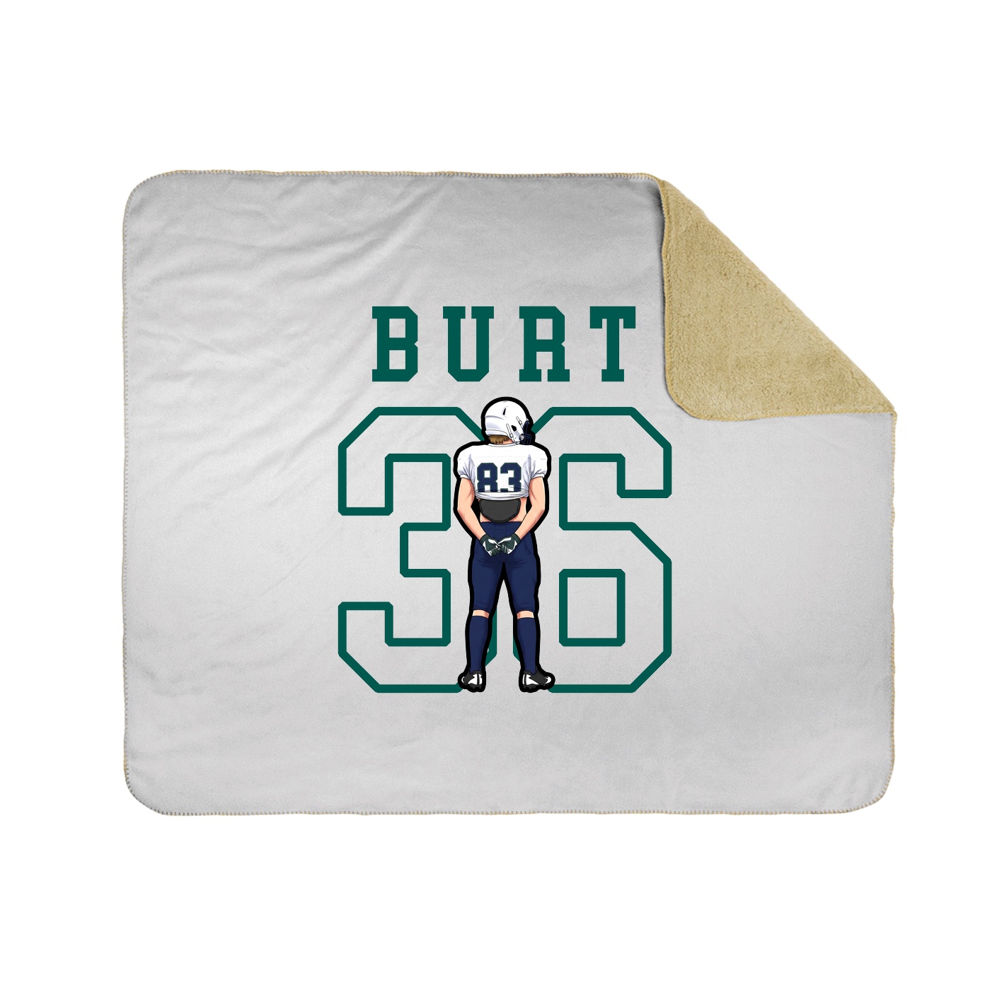 Throw Blanket — Shirsey in White