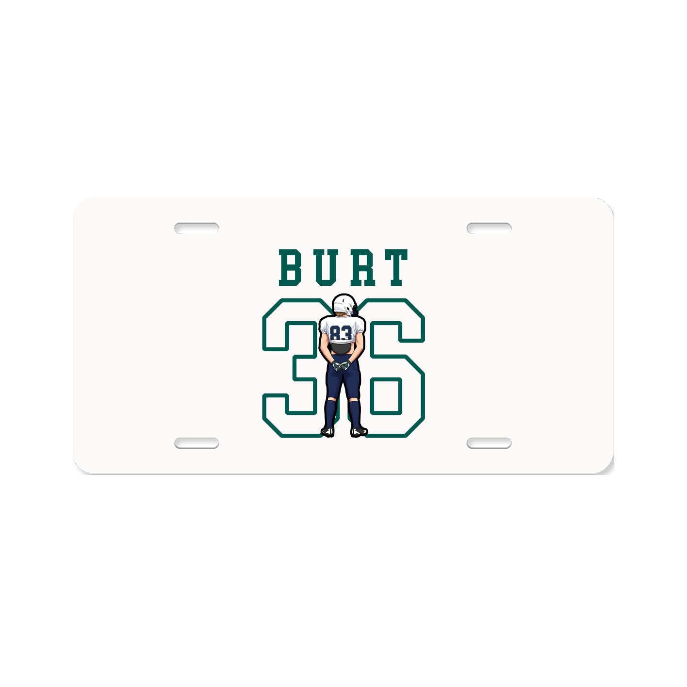 License Plate — Shirsey in Classic
