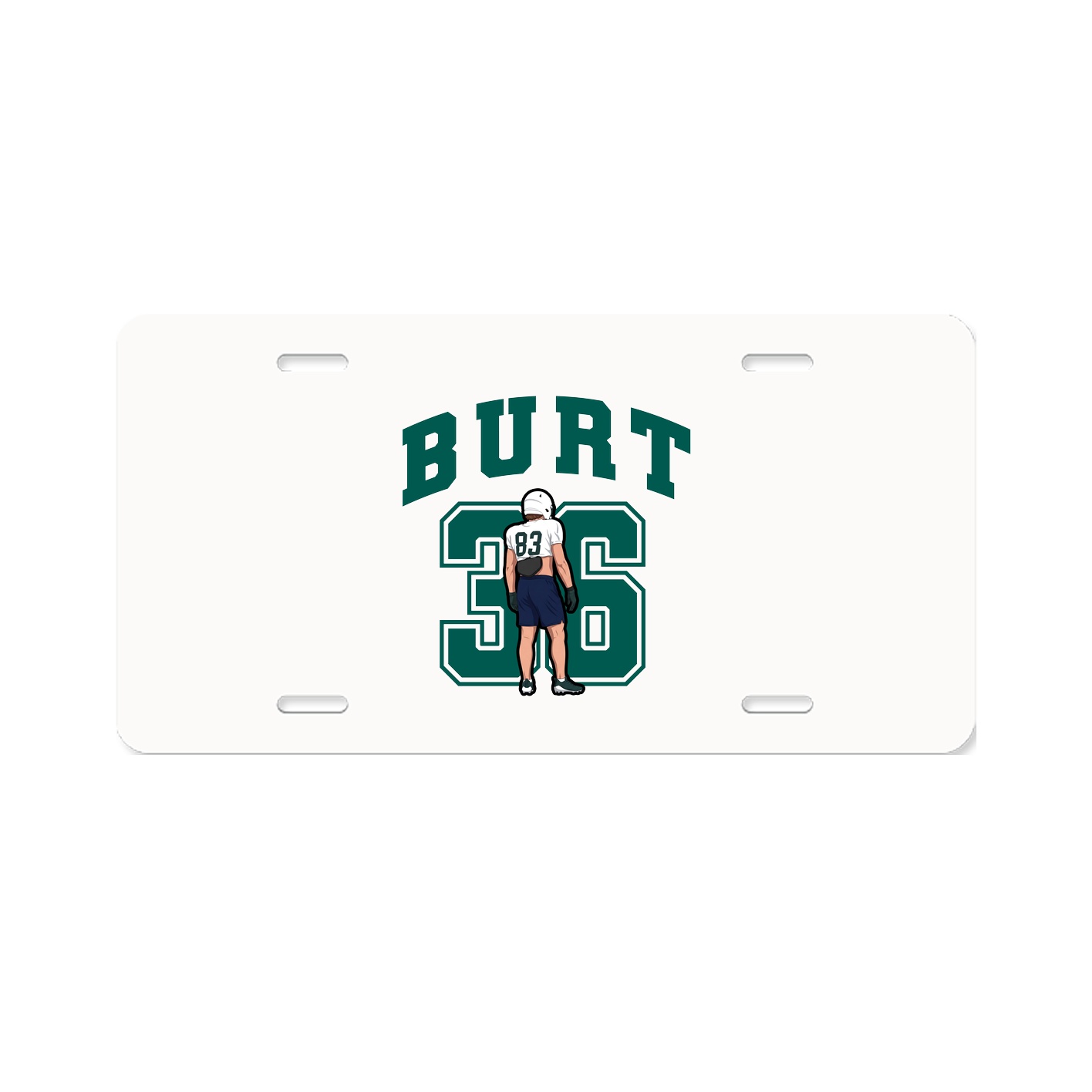 License Plate — Number in Classic