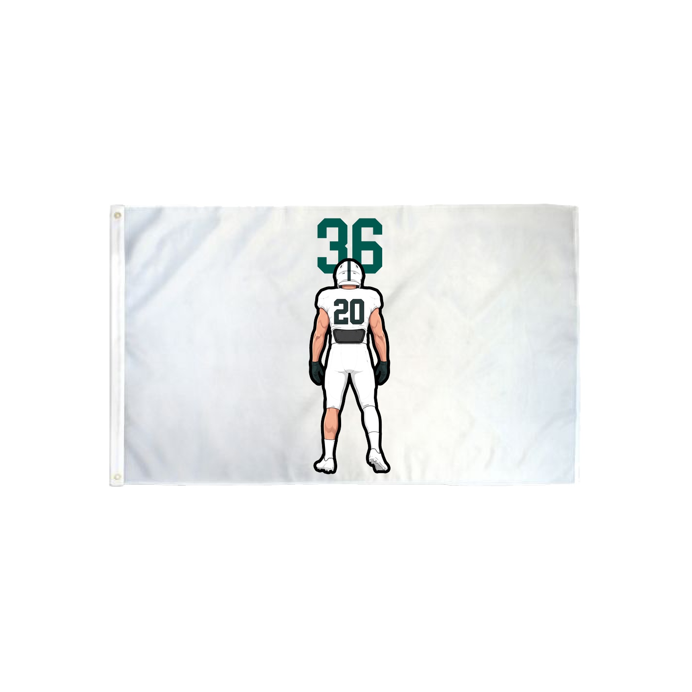 3x5 Flag — Number Top in Classic