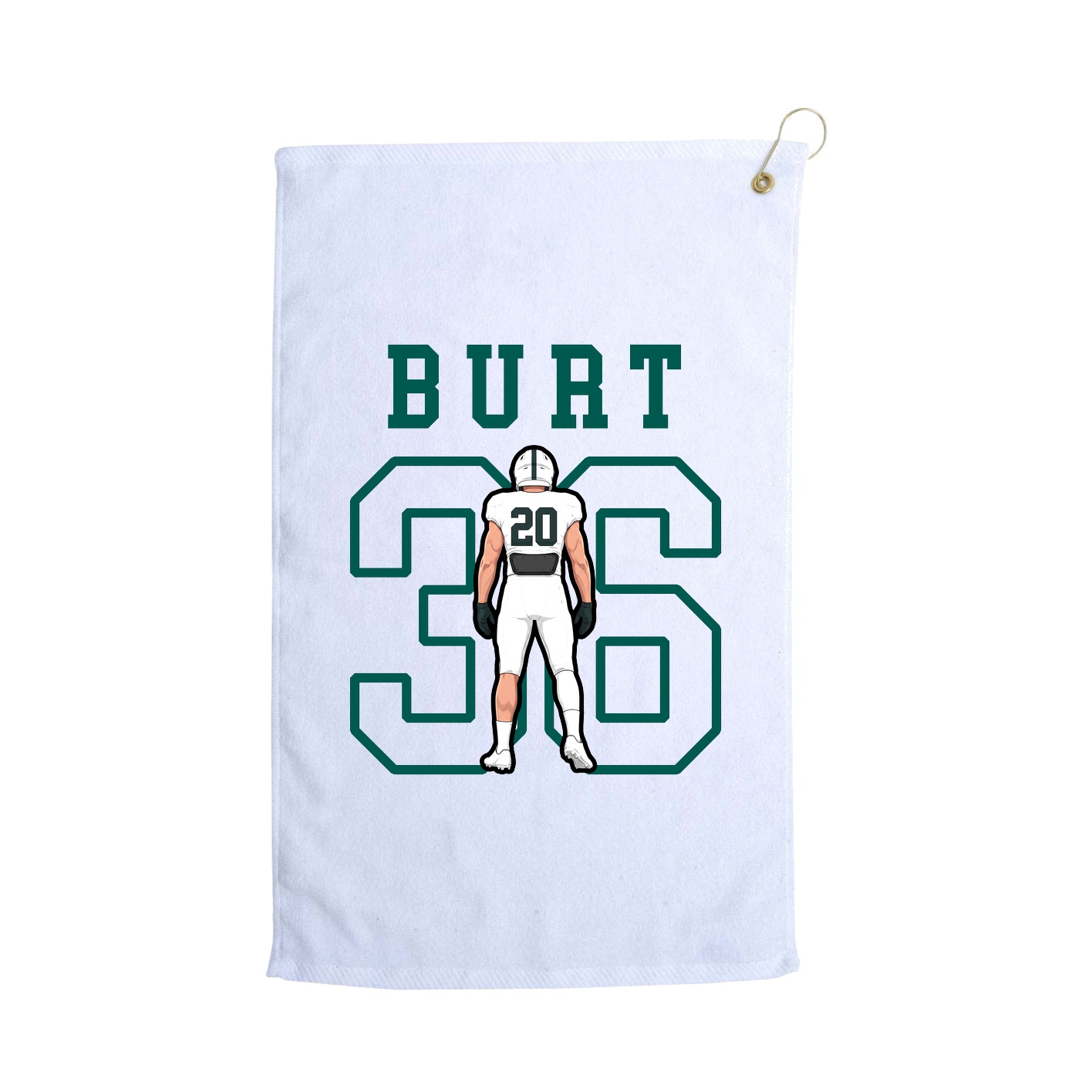 Golf Towel — Shirsey in White