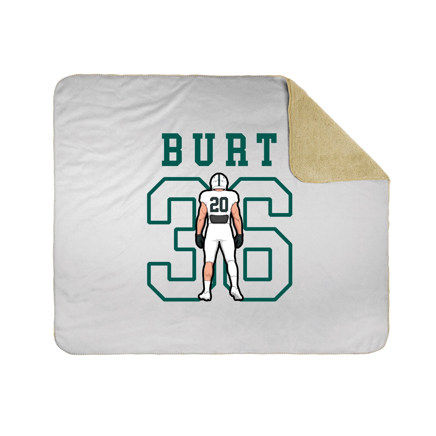 Throw Blanket — Shirsey in White