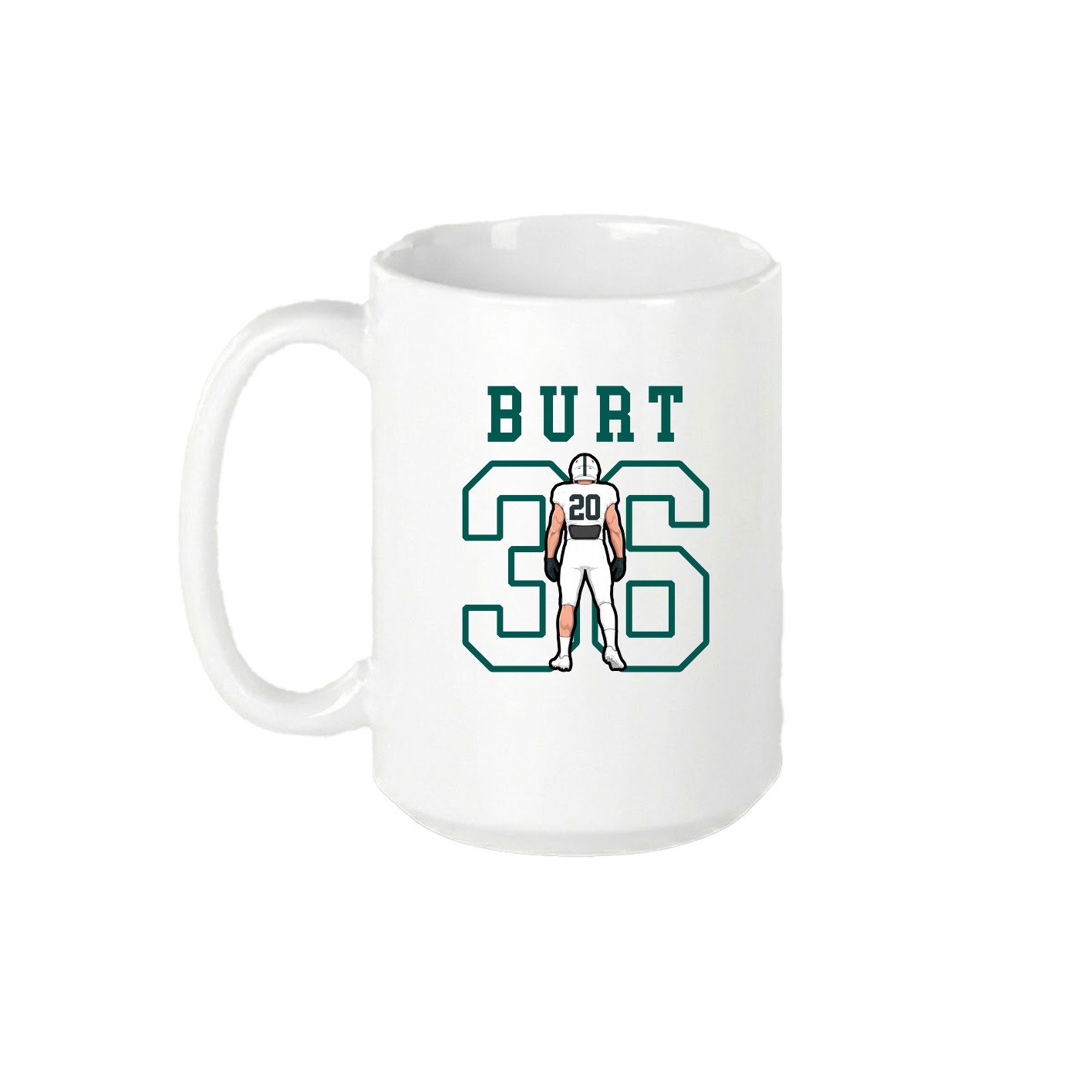 15oz Coffee Mug — Shirsey in White