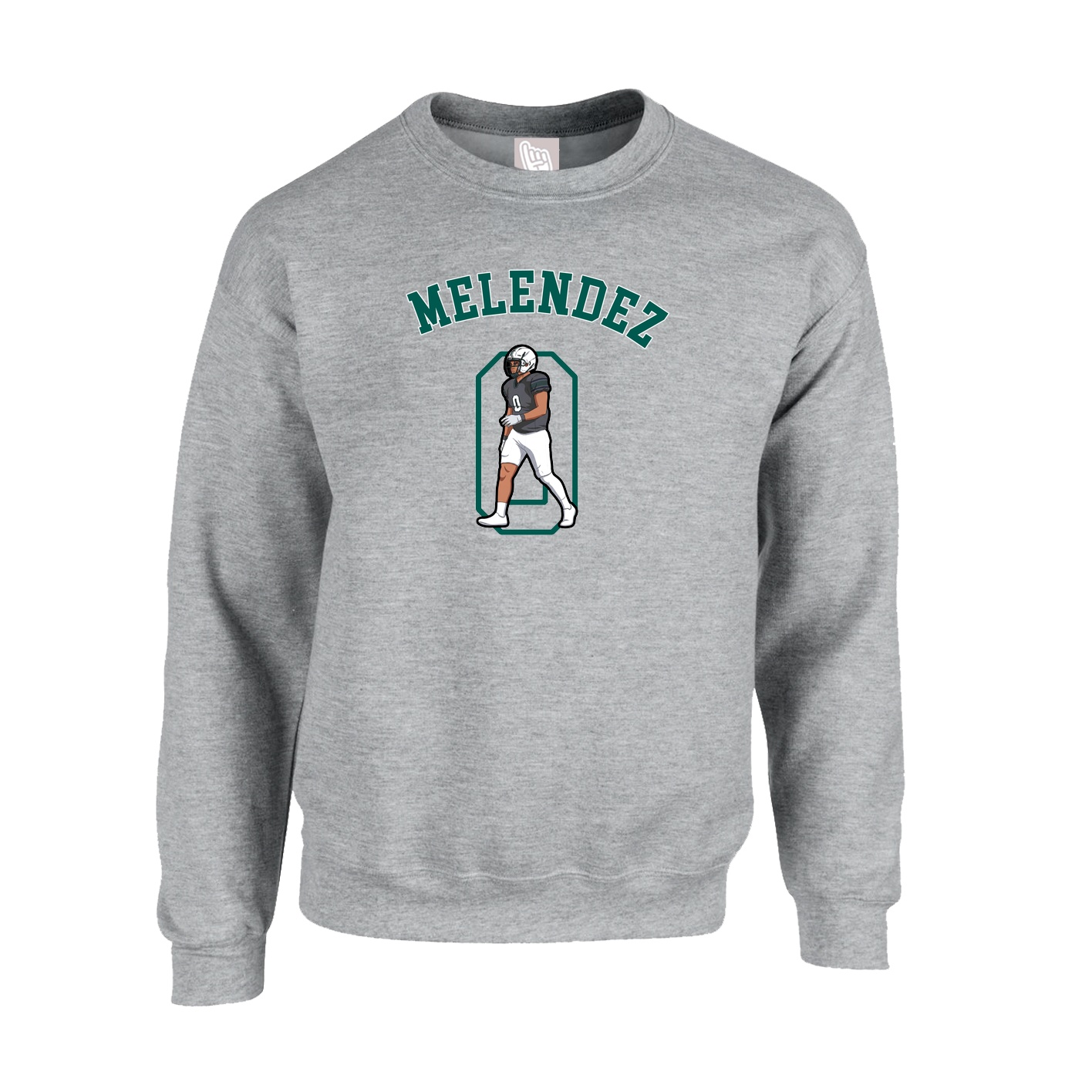 Fleece Crew — Shirsey Arch in Grey