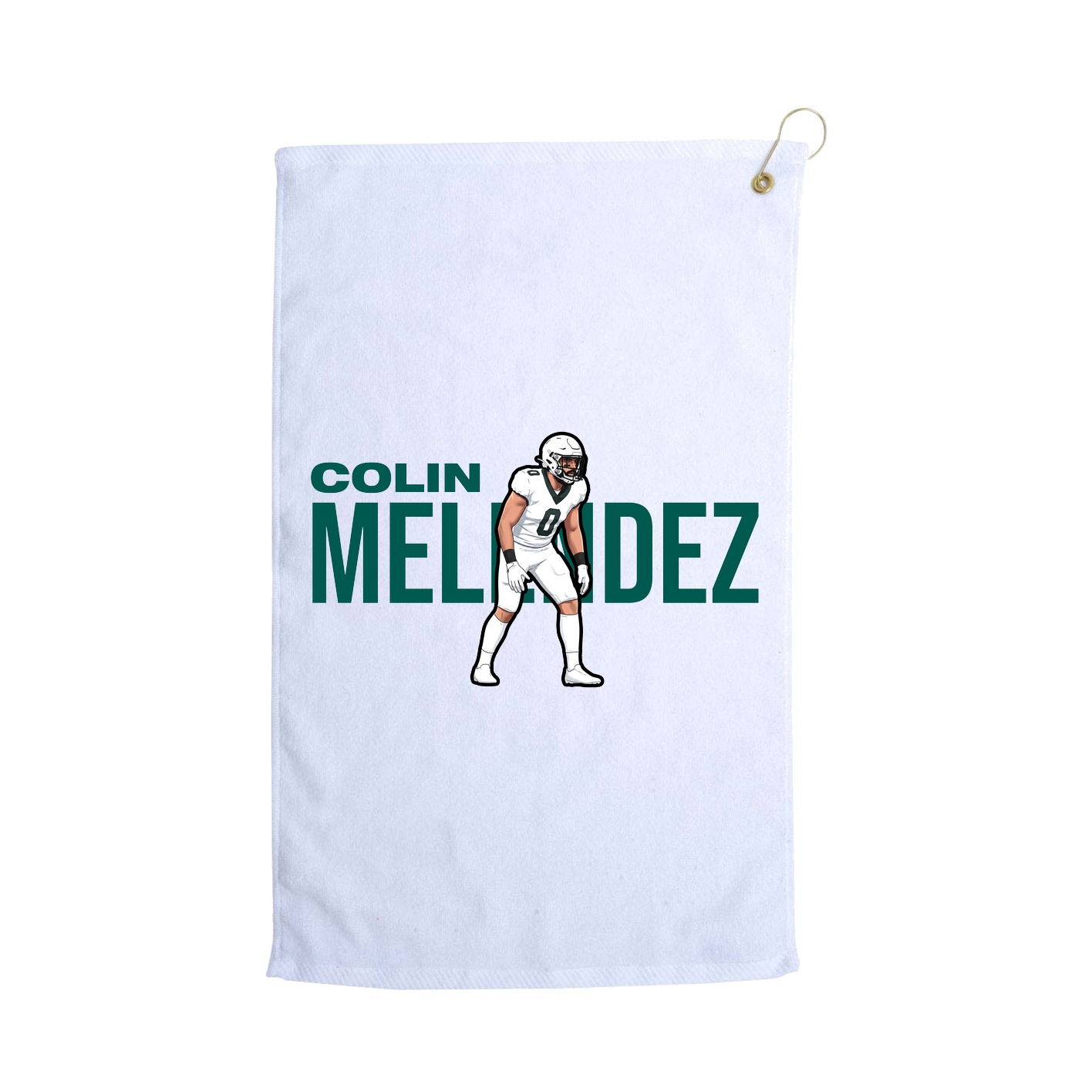 Golf Towel — Player Name in White