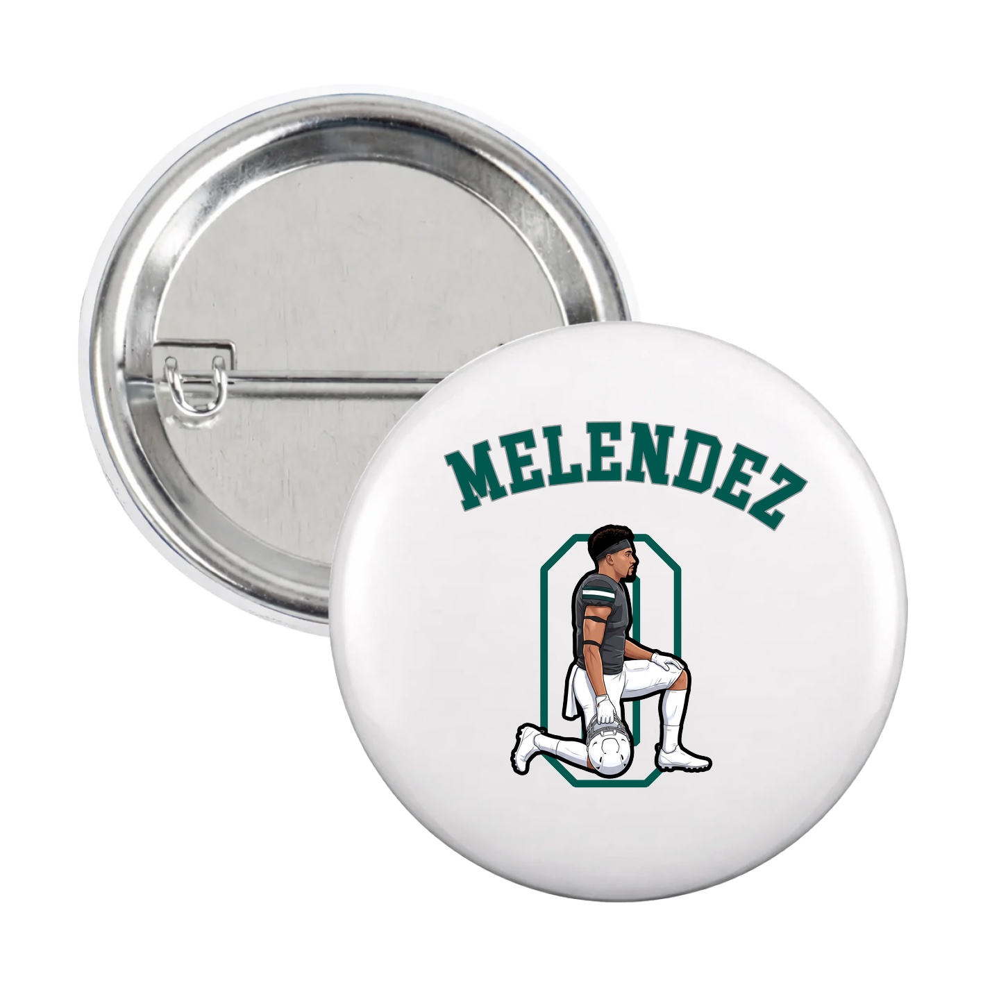 Game Day Button — Shirsey Arch in White