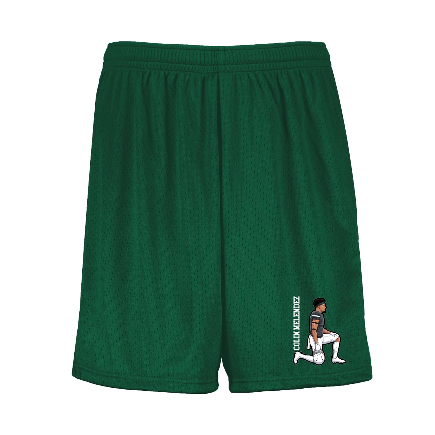 Shorts — Name Vertical in Green