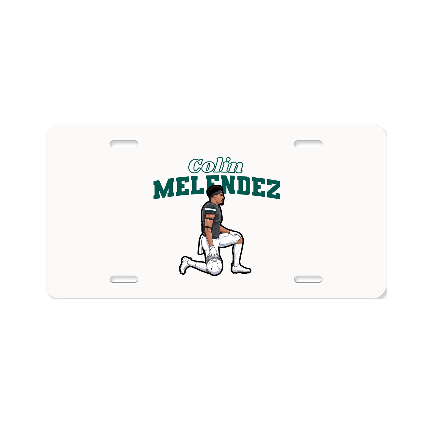License Plate — Name Arch in Classic