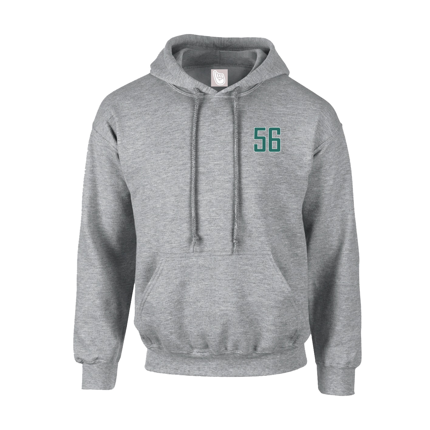 Youth Hoodie — Front Shirsy in Grey
