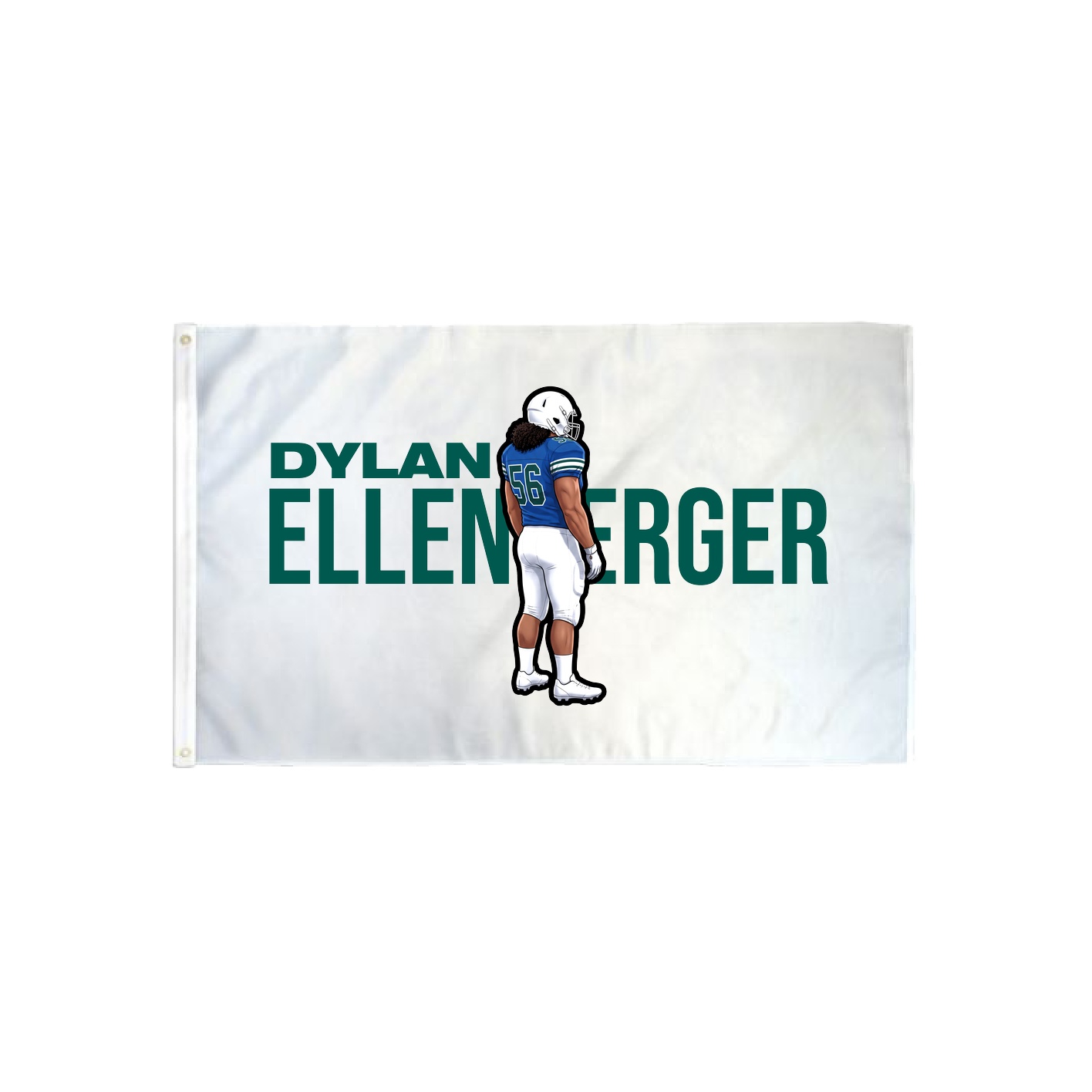 3x5 Flag — Player Name in Classic