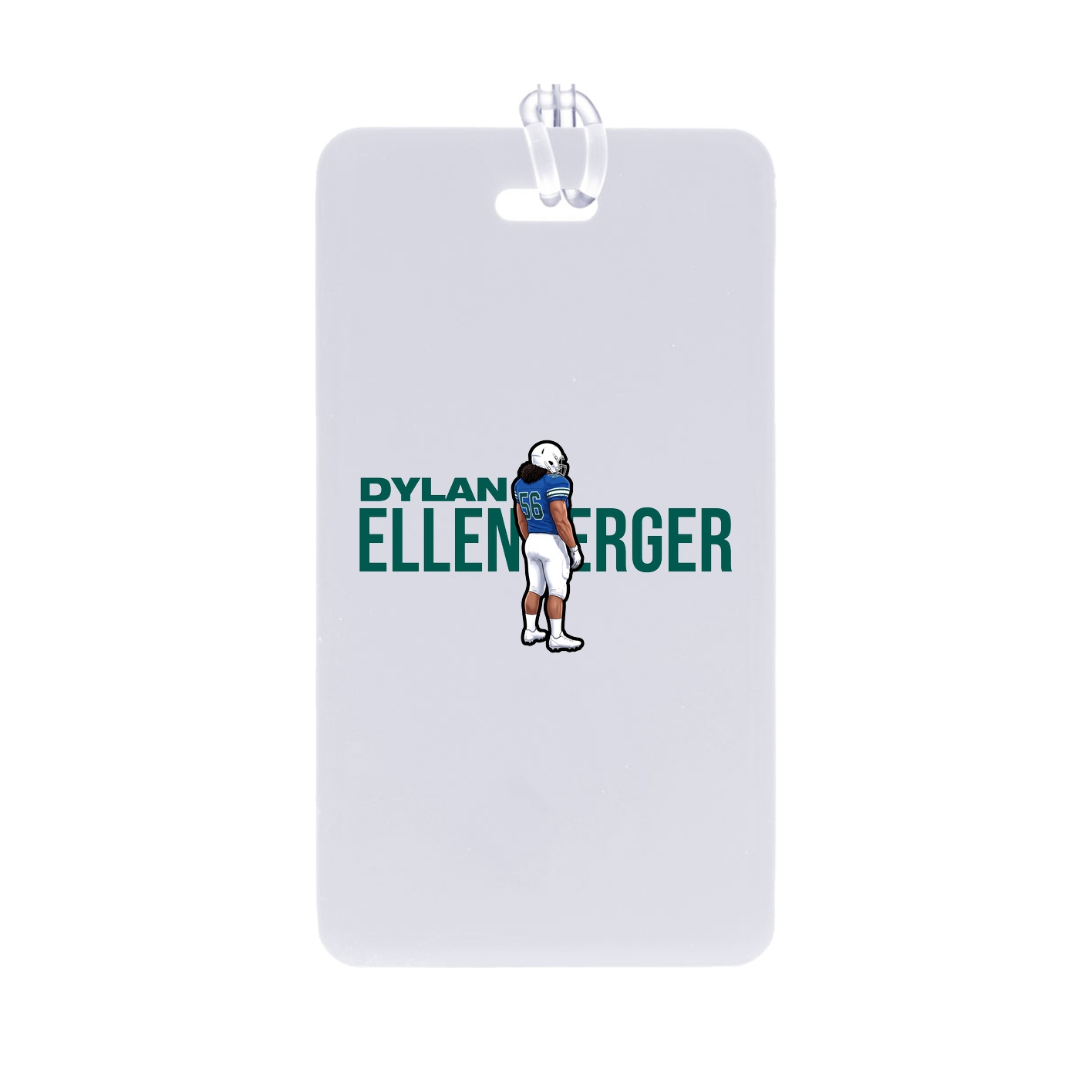 Bag Tag — Player Name in Classic