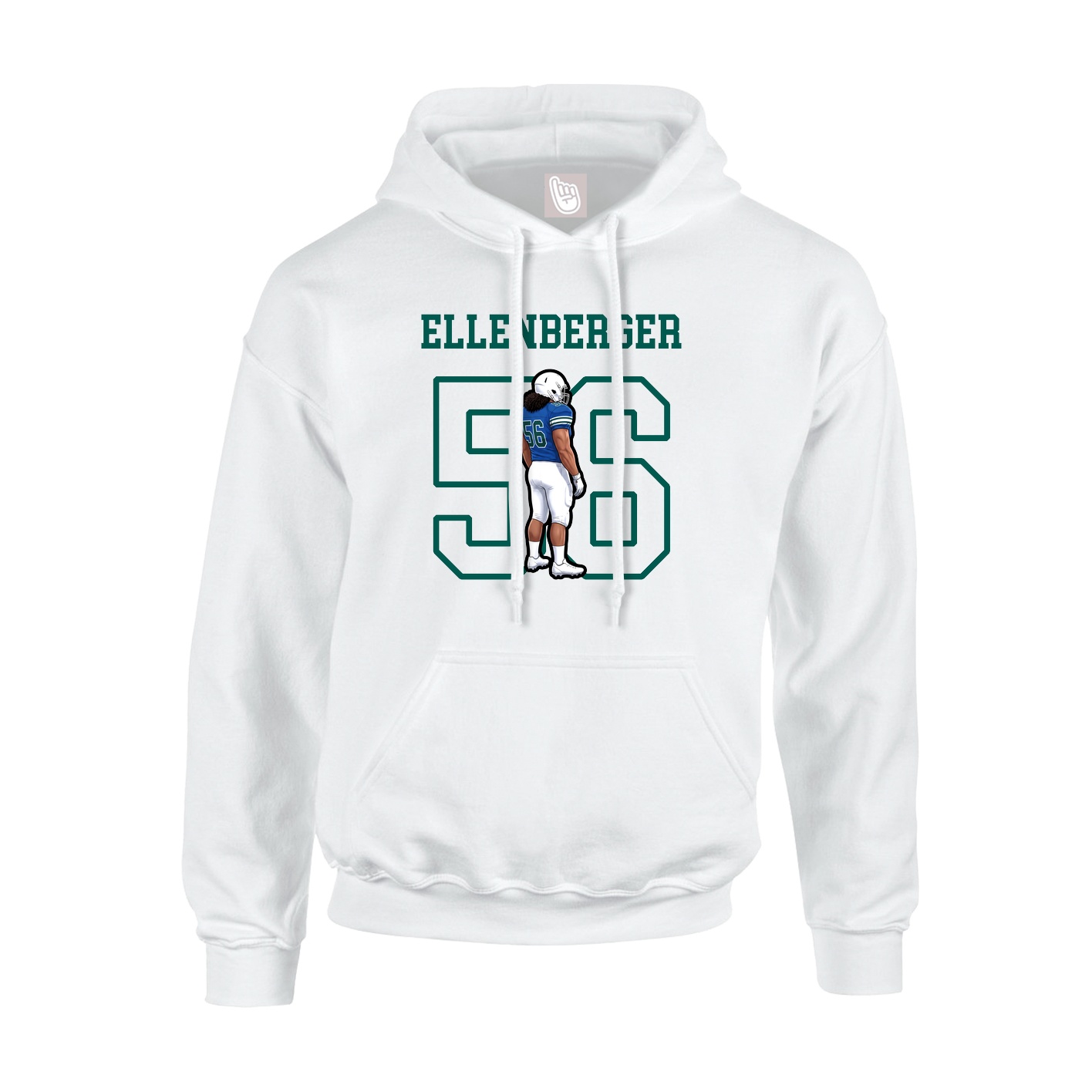 Youth Hoodie — Shirsey in White