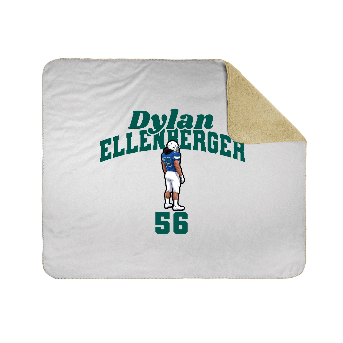Throw Blanket — Signature Arch in White
