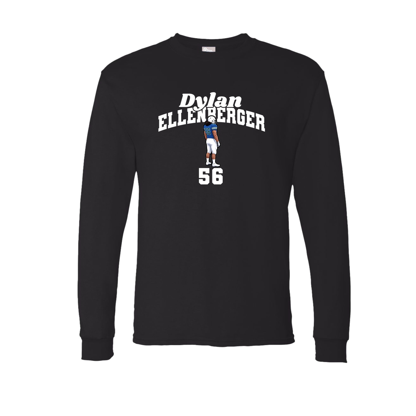 Long Sleeve Tee — Signature Arch in Black