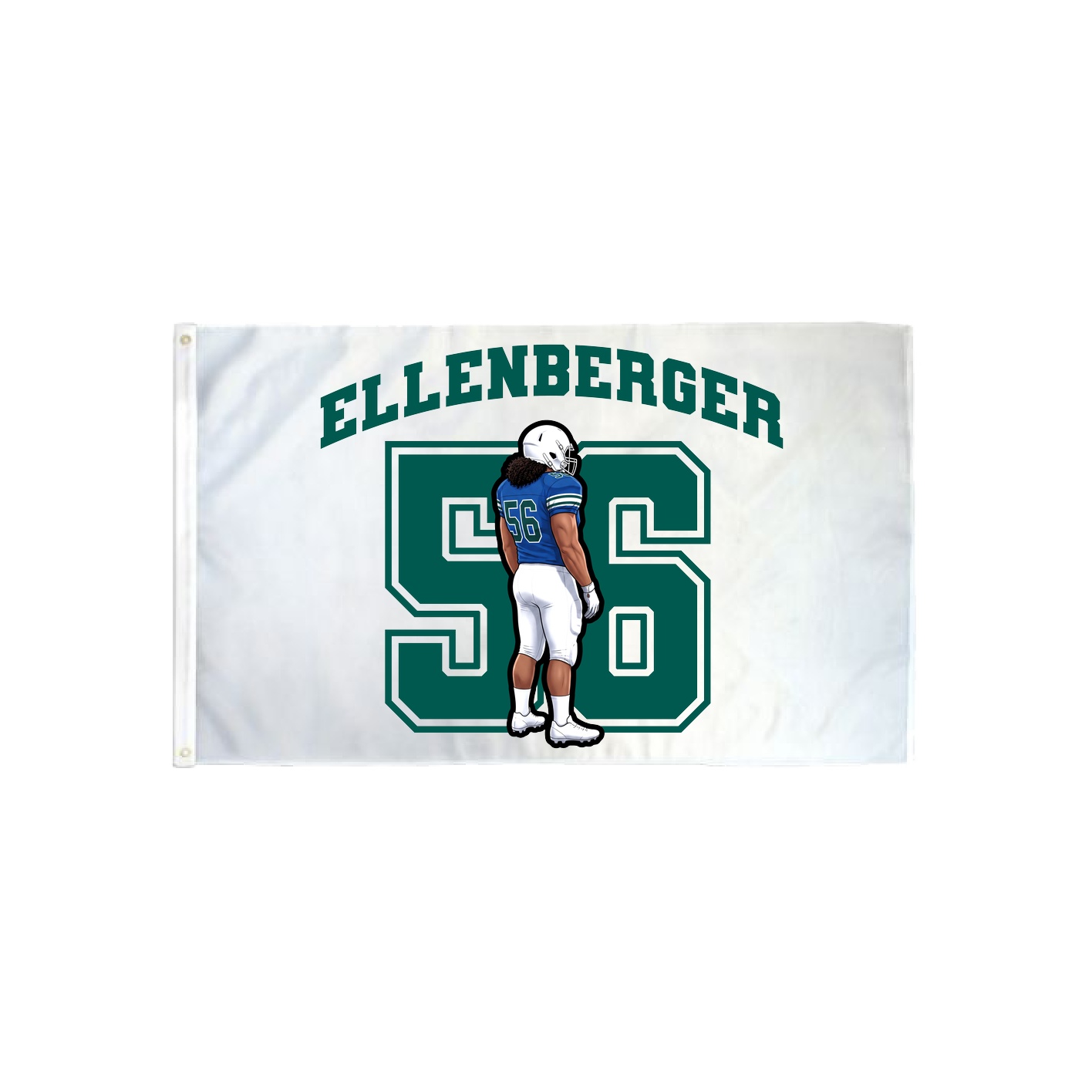 3x5 Flag — Number in Classic