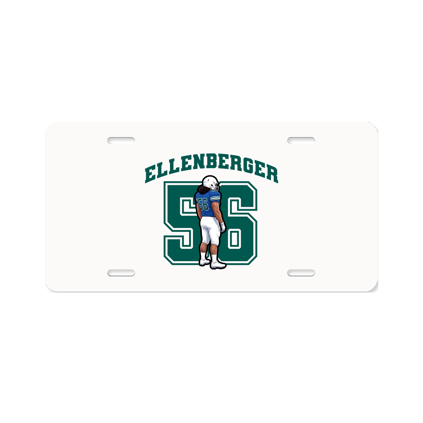 License Plate — Number in Classic