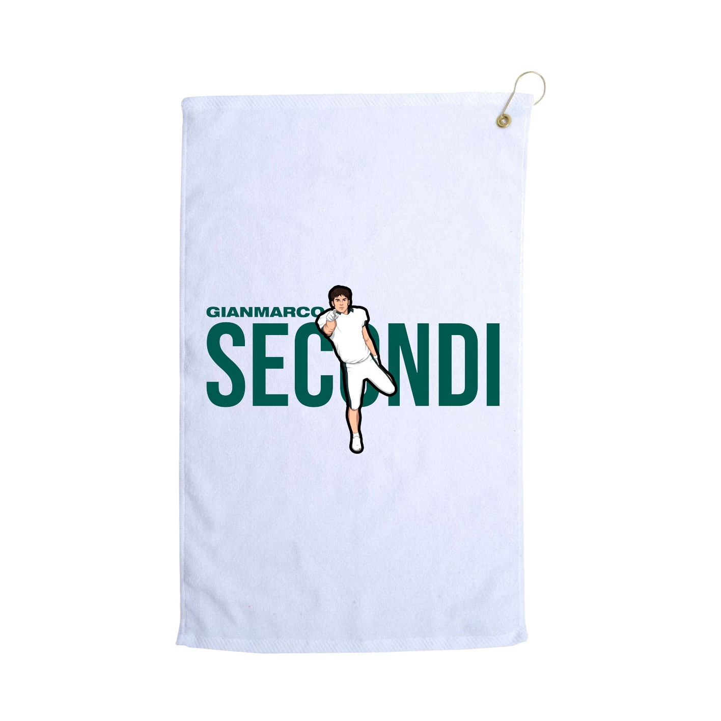 Golf Towel — Player Name in White