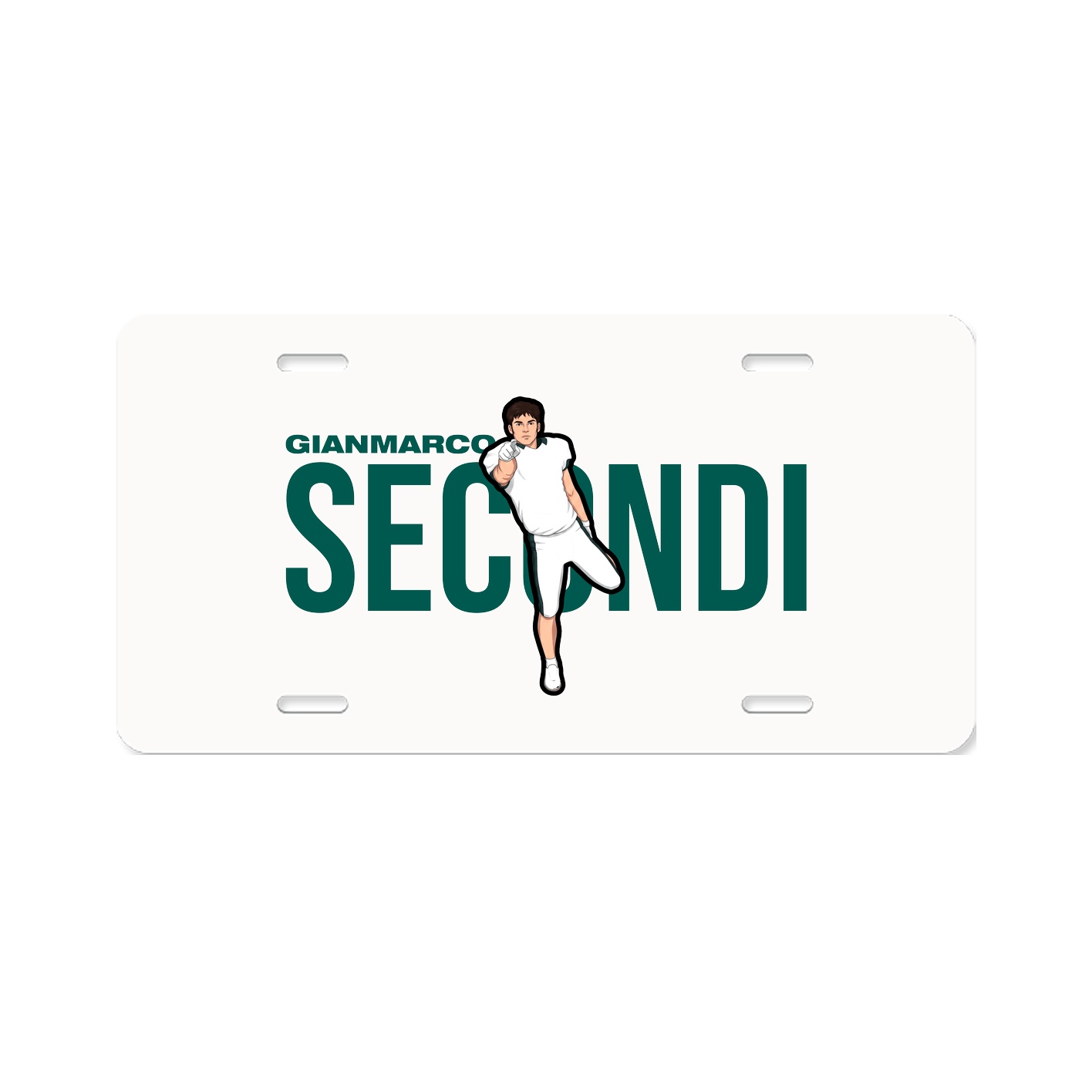 License Plate — Player Name in Classic