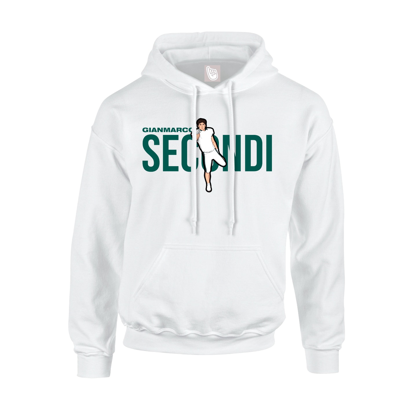 Youth Hoodie — Player Name in White