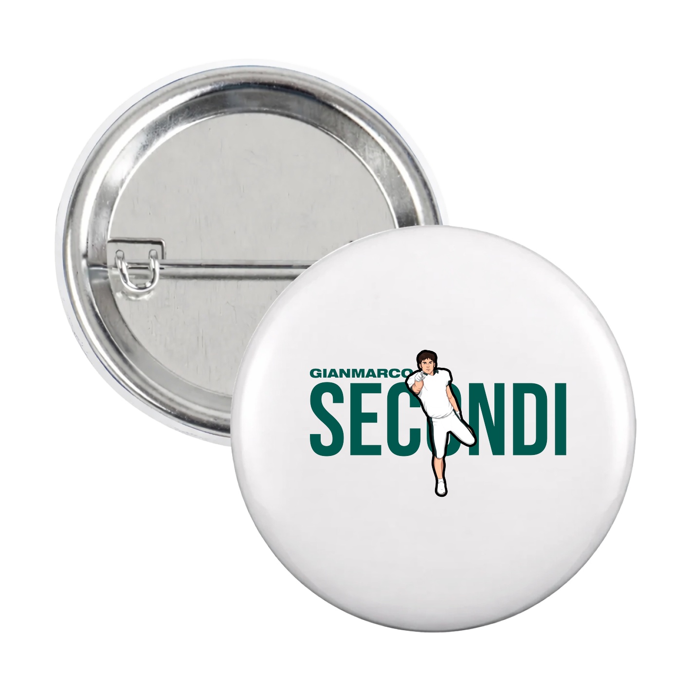 Game Day Button — Player Name in White