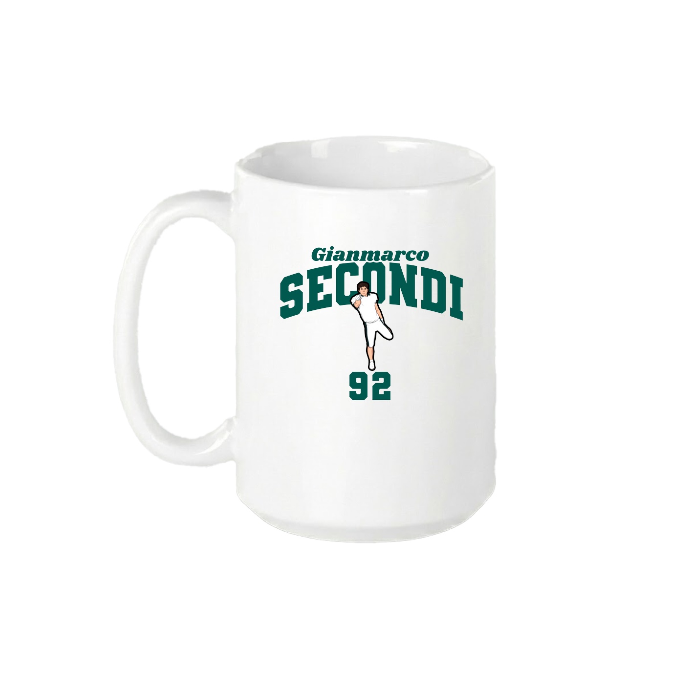 15oz Coffee Mug — Signature Arch in White