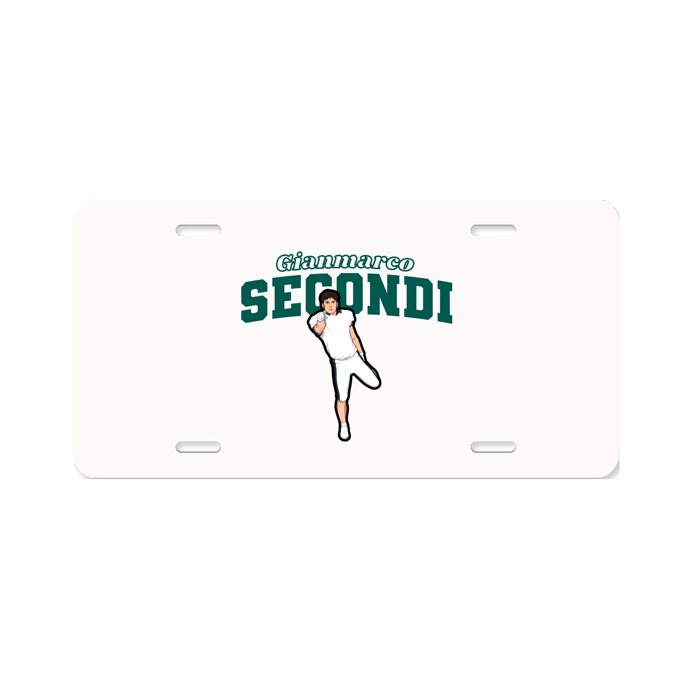 License Plate — Name Arch in Classic