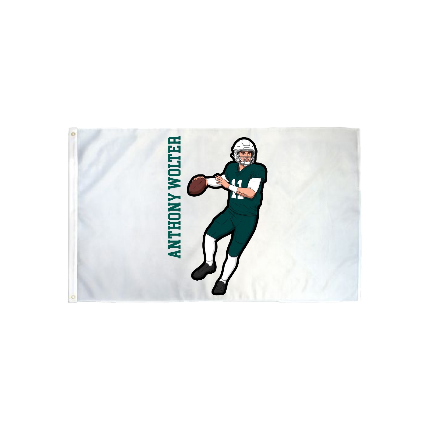 3x5 Flag — Name Vertical in Classic