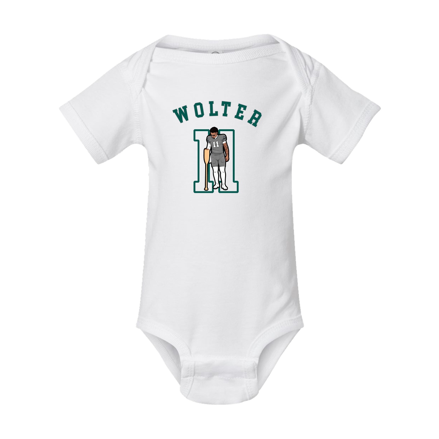 Baby Onesie — Shirsey Arch in White