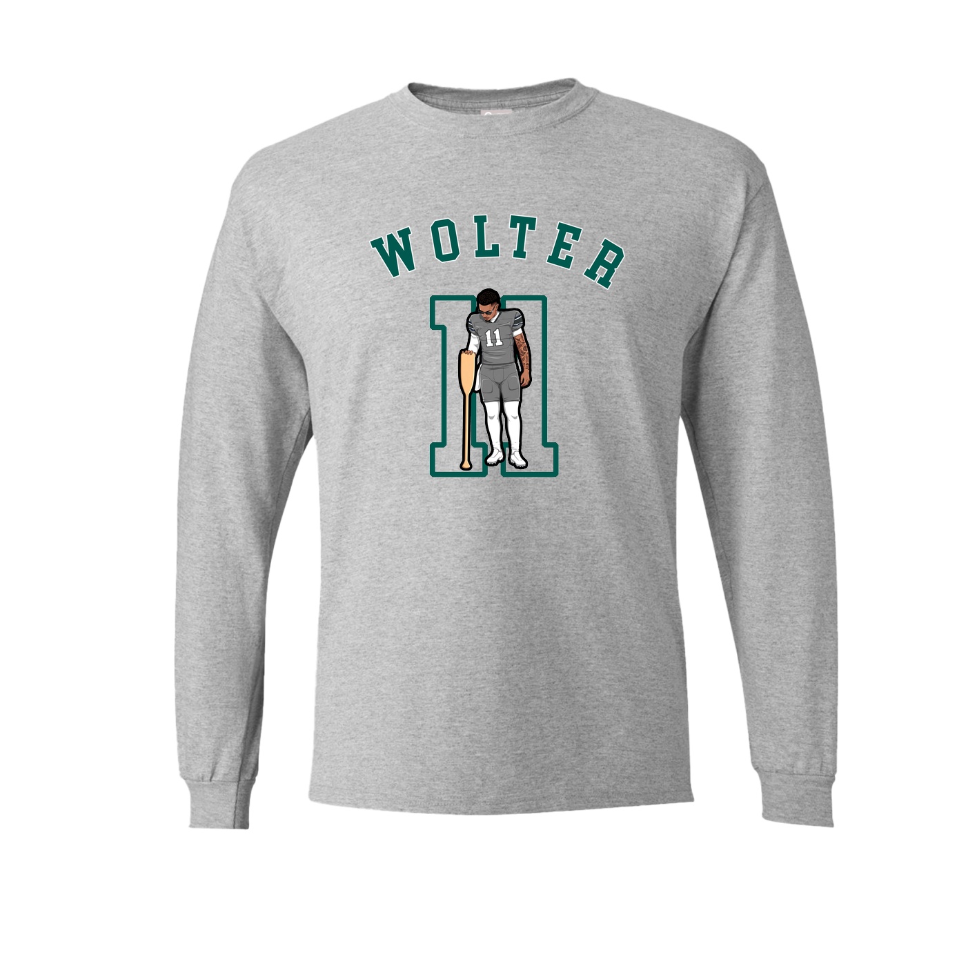 Long Sleeve Tee — Shirsey Arch in Grey