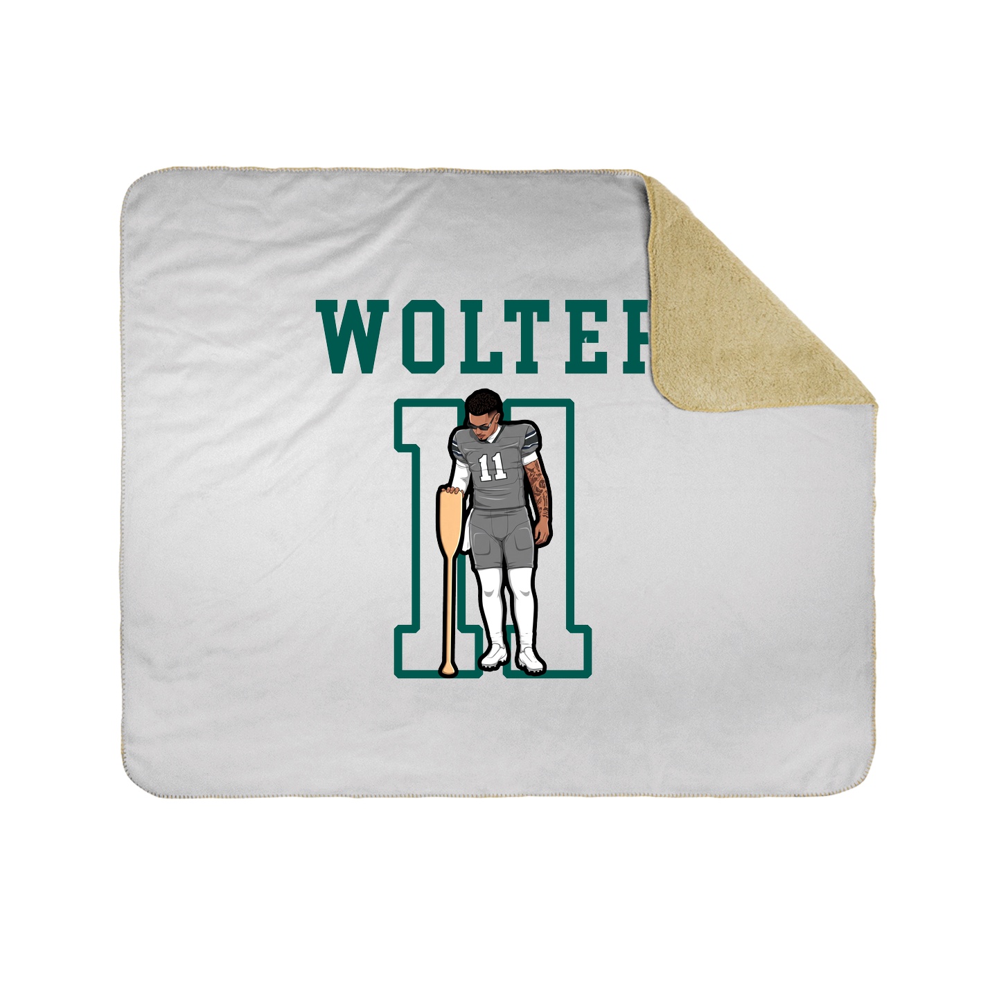 Throw Blanket — Shirsey in White