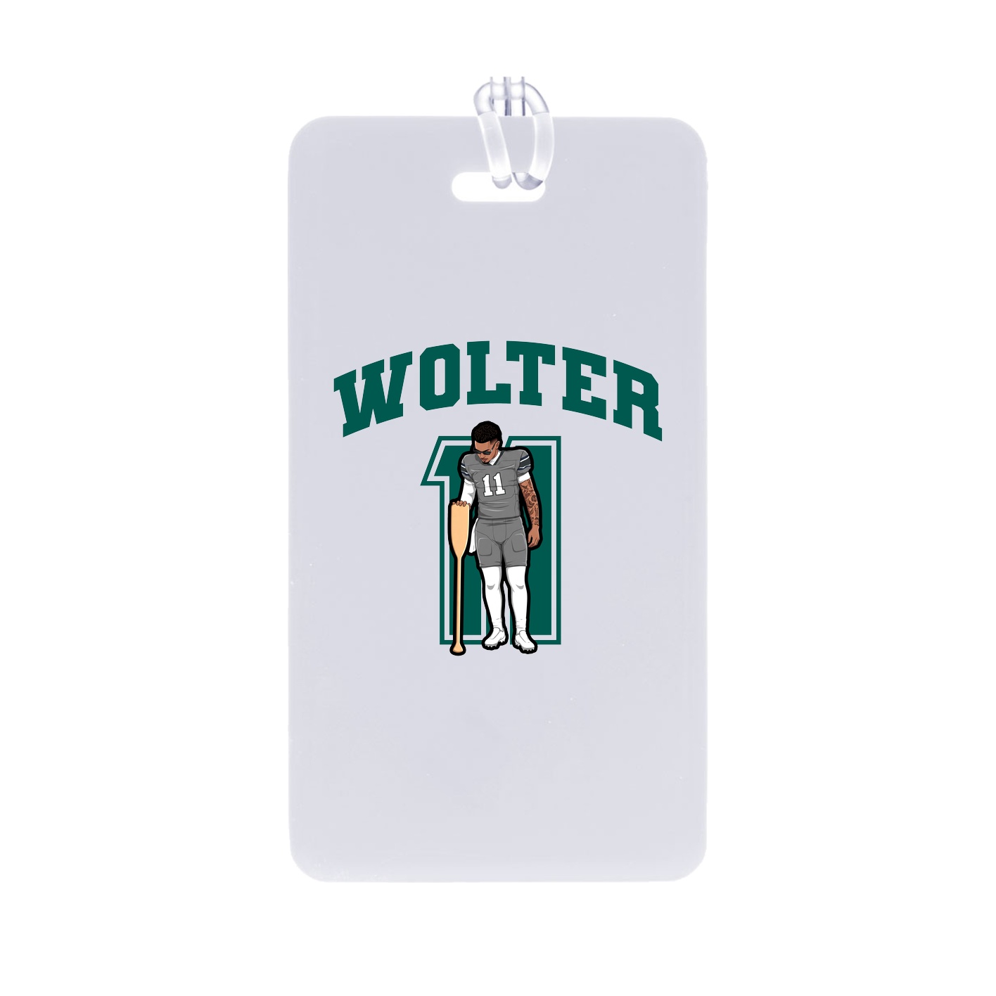 Bag Tag — Number in Classic