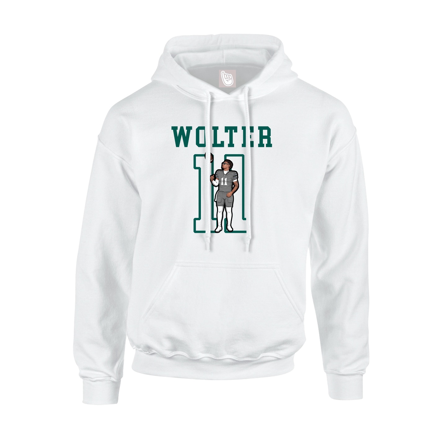 Youth Hoodie — Shirsey in White