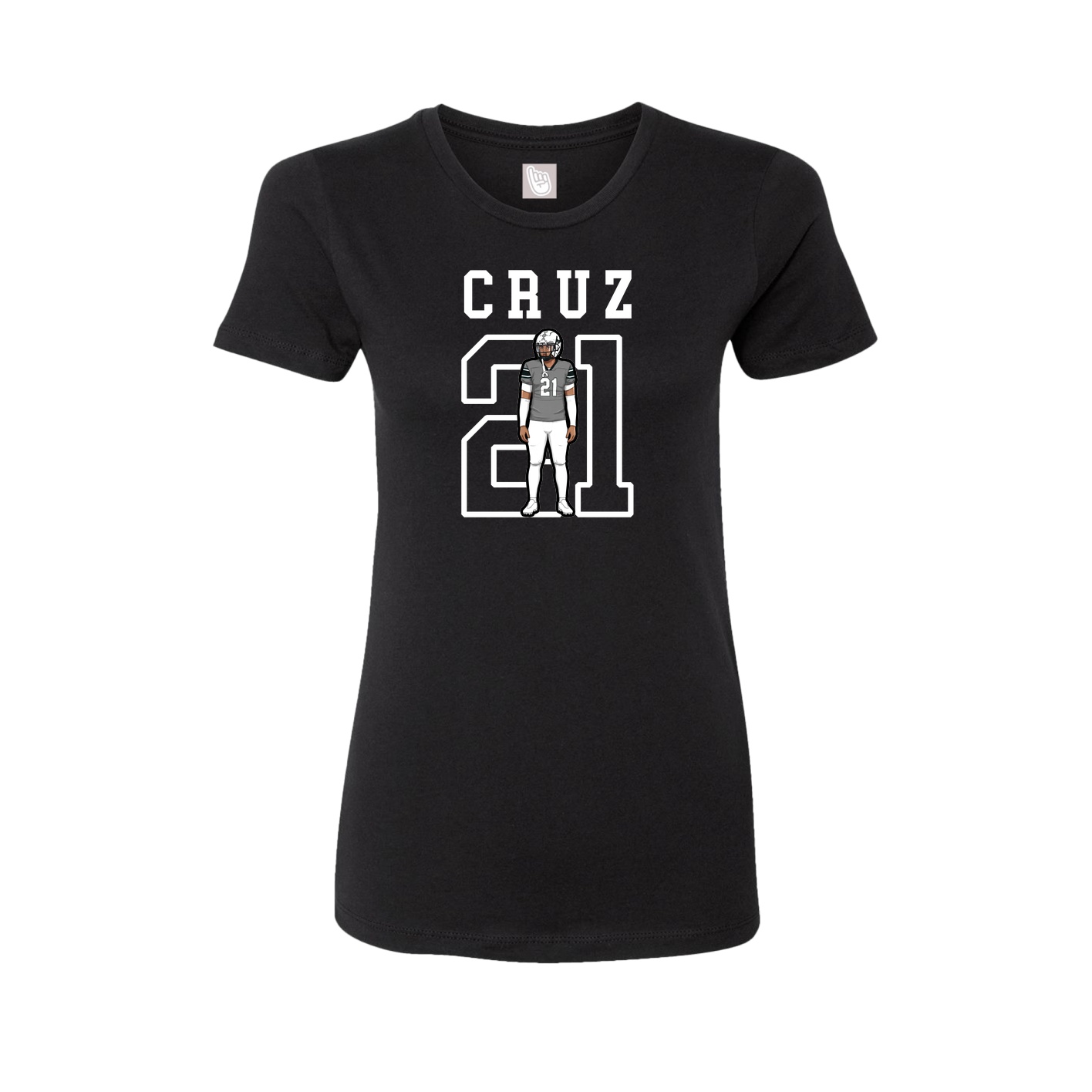 Fitted Women's Tee — Shirsey in Black