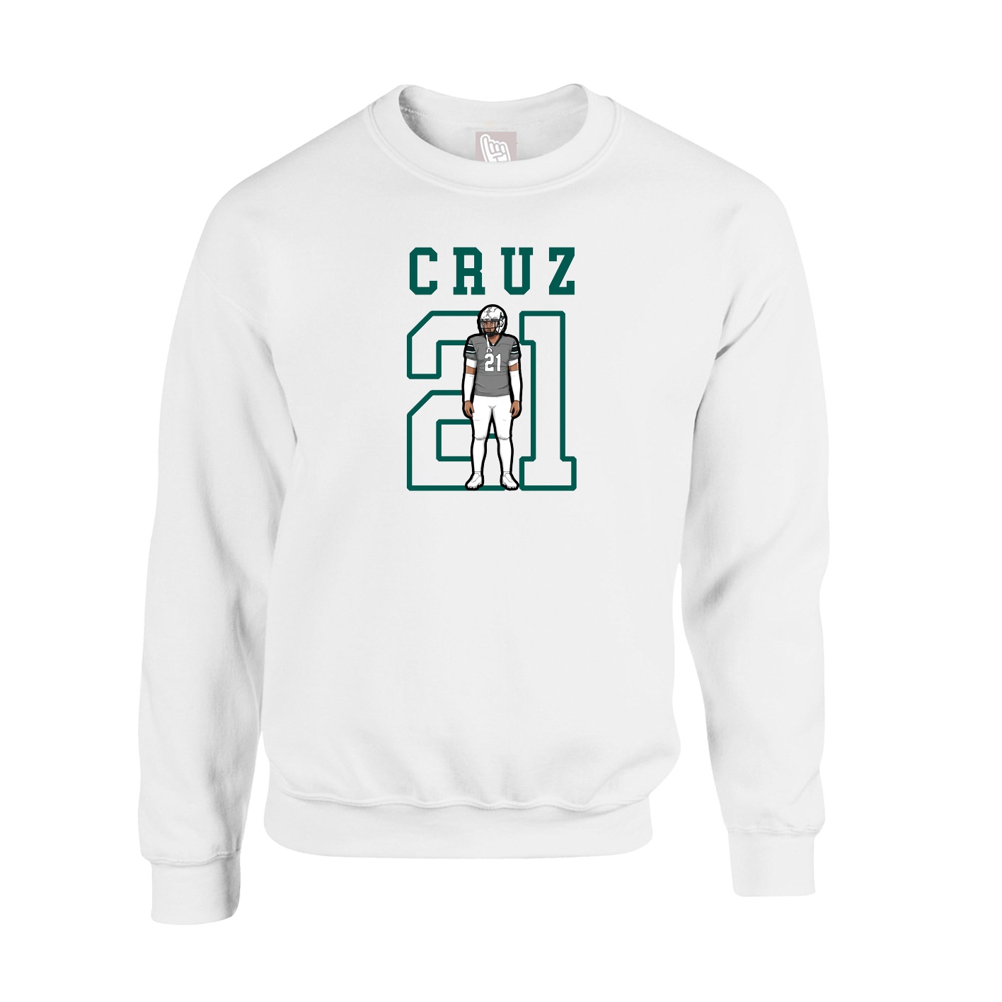 Fleece Crew — Shirsey in White