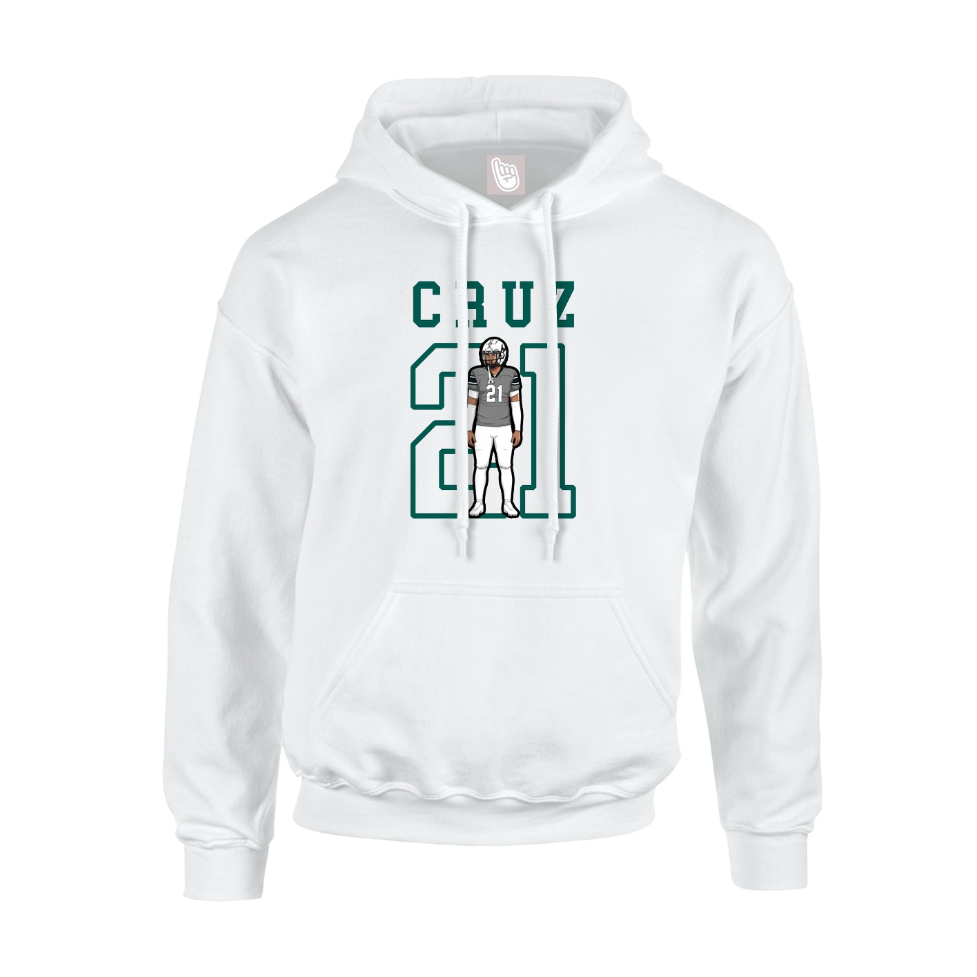Youth Hoodie — Shirsey in White