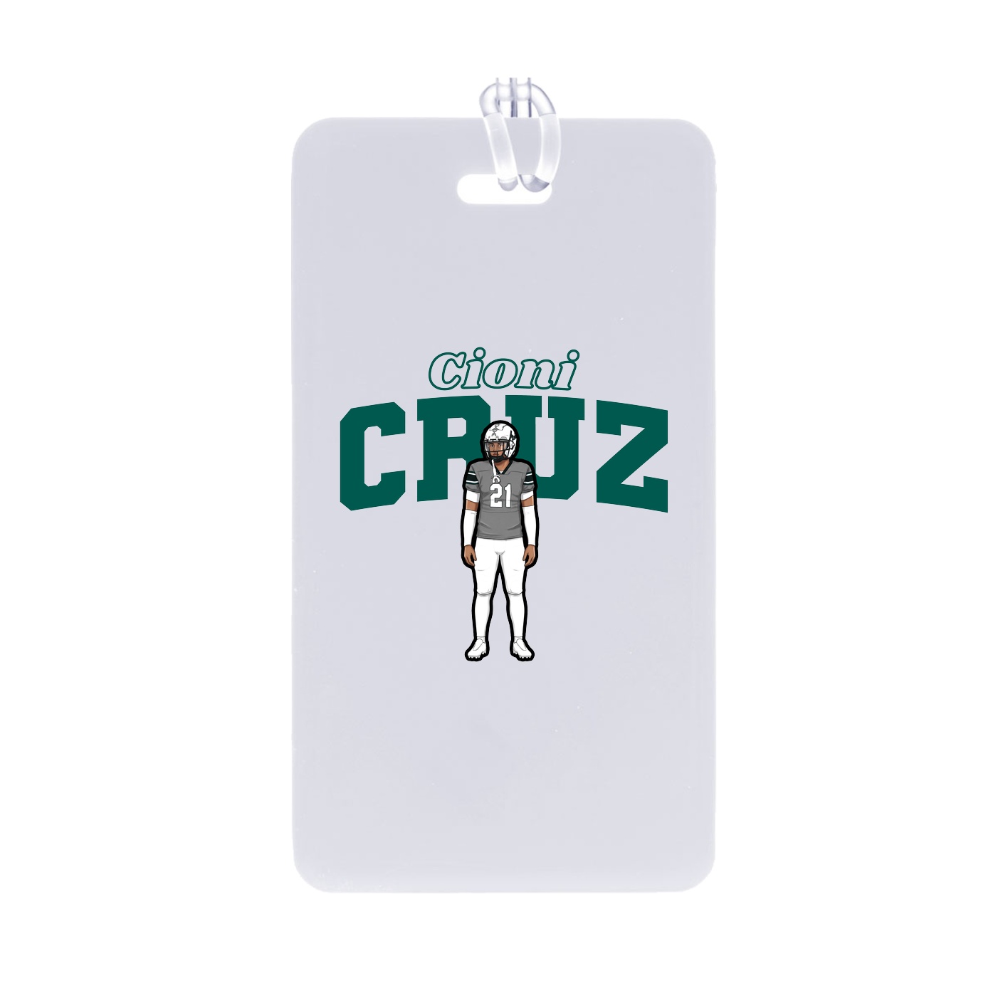 Bag Tag — Name Arch in Classic