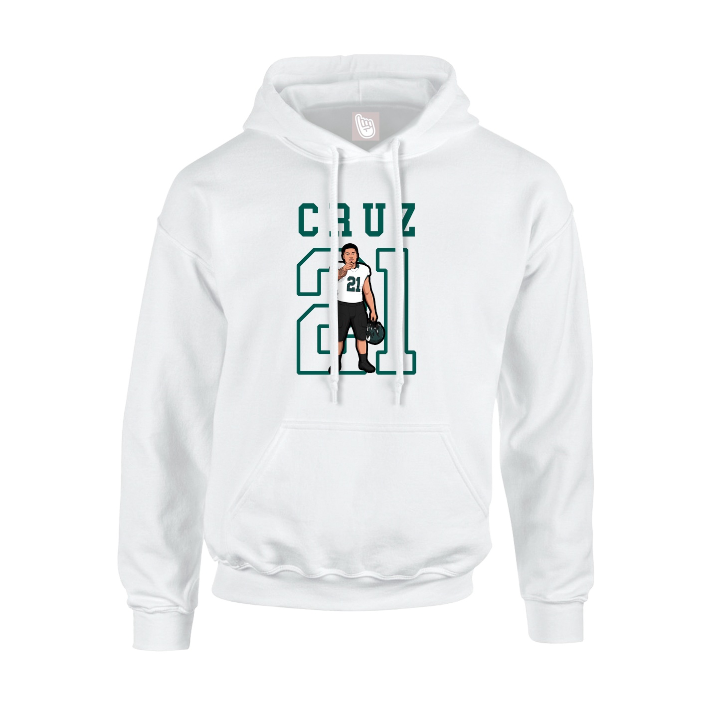 Youth Hoodie — Shirsey in White