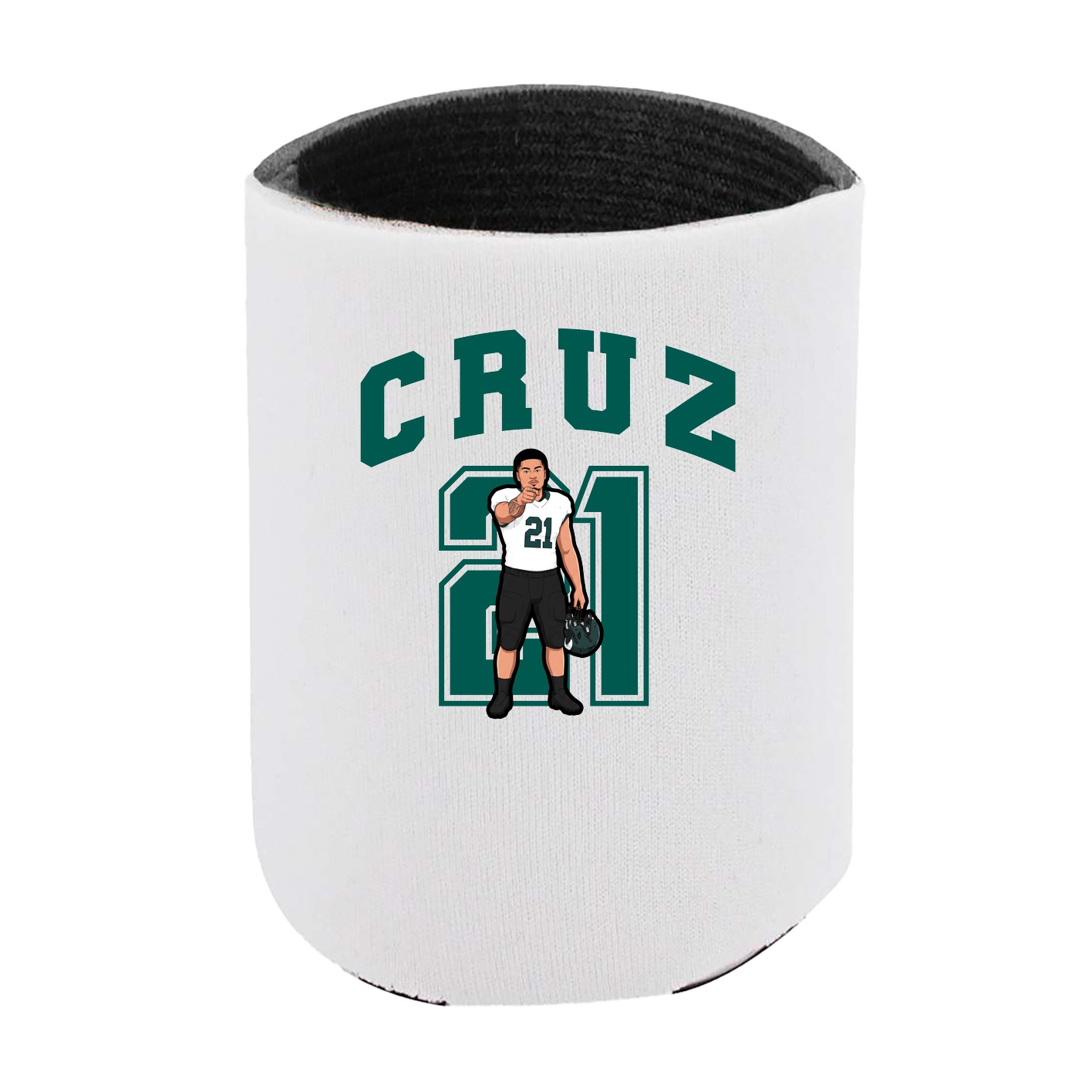 Can Holder — Number in White
