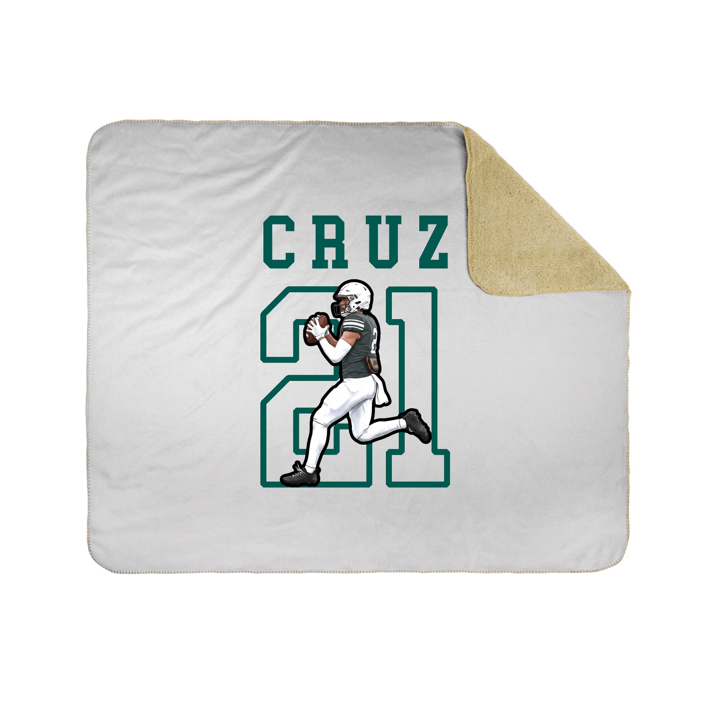 Throw Blanket — Shirsey in White