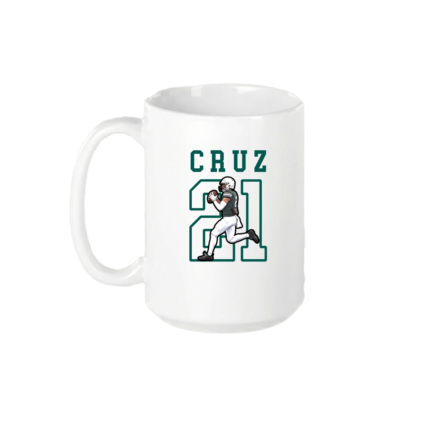 15oz Coffee Mug — Shirsey in White