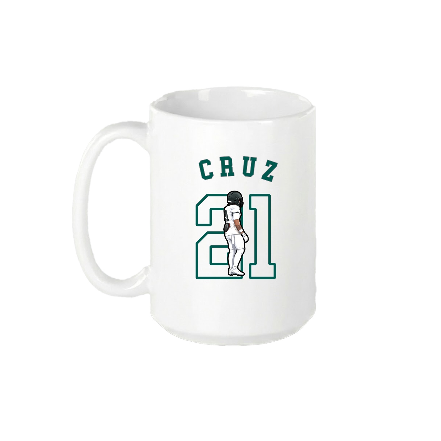 15oz Coffee Mug — Shirsey Arch in White